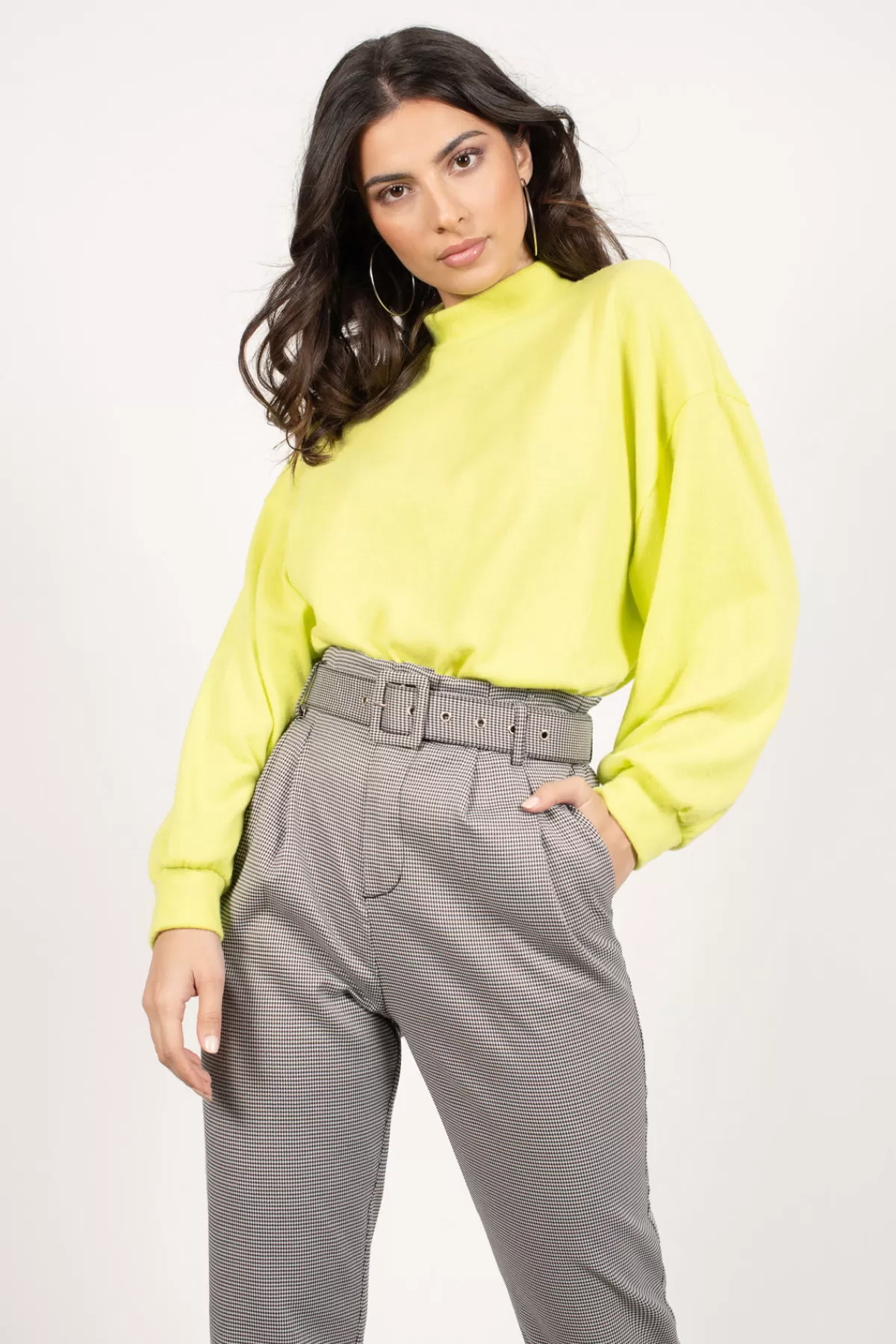 Tobi Afterglow Mock Neck Sweater - * Long Sleeve Tops