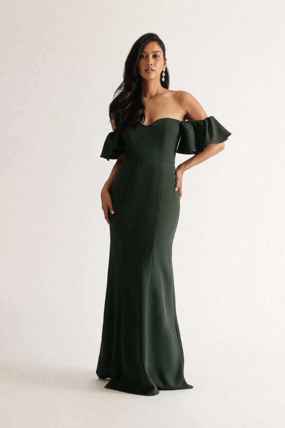 Tobi Alara Ruffle Off The Shoulder Maxi Dress - * Mother Of The Bride Groom Dresses | Grandmother Of The Bride Dresses