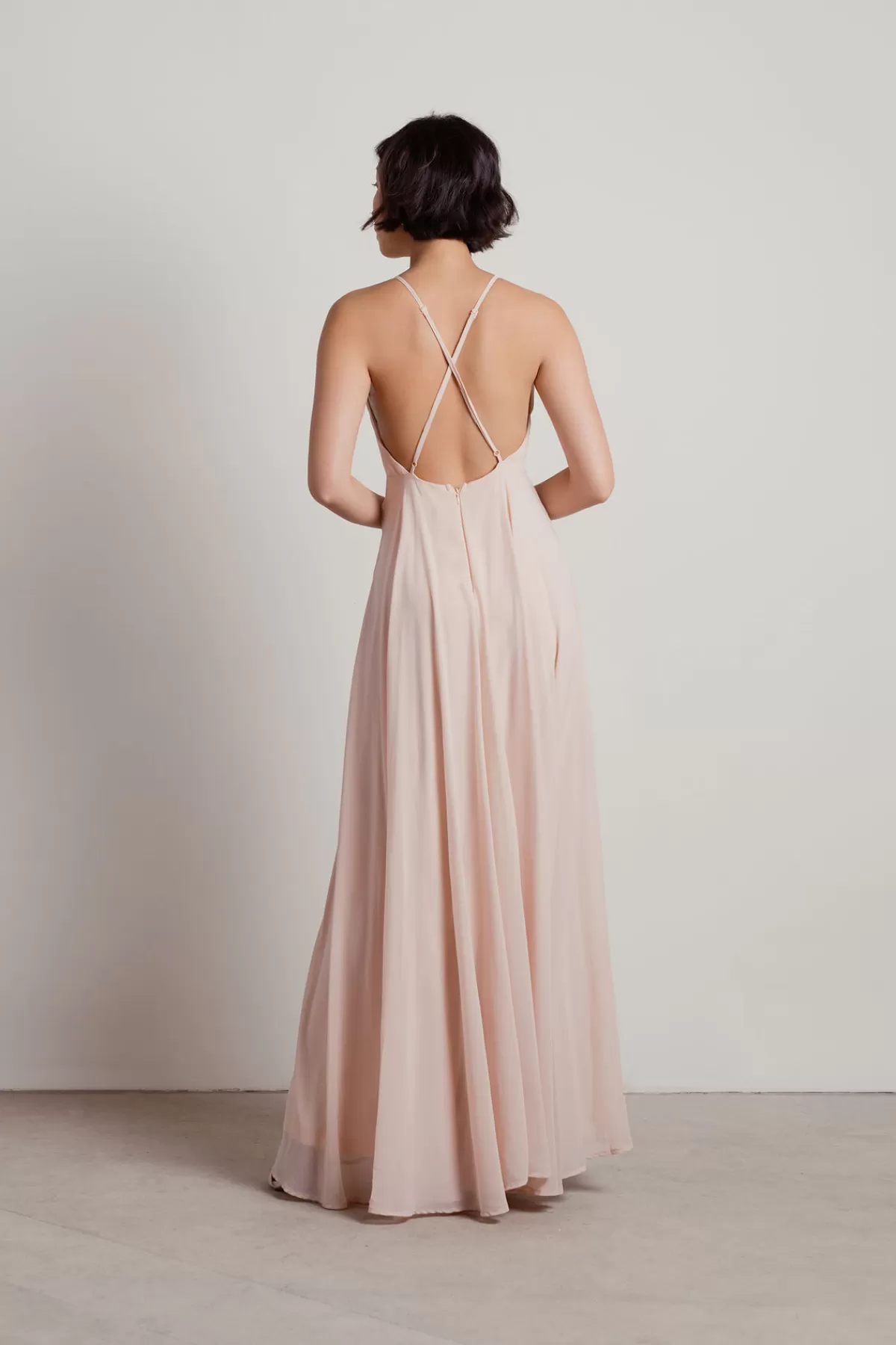 Tobi Aleisha Halter Cross Back Maxi Dress - * Mother Of The Bride Groom Dresses | Chiffon Bridesmaid Dresses