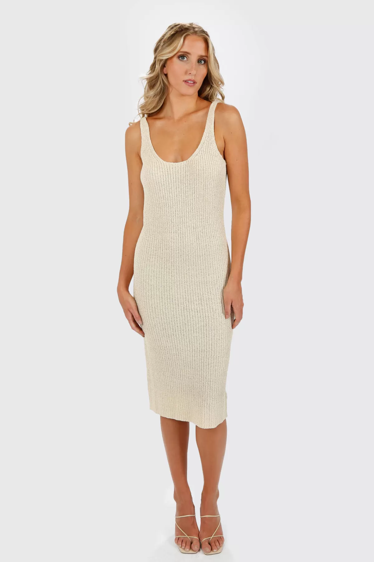 Tobi Alexy Ribbed Bodycon Midi Dress - * Rehearsal Dinner Dresses | Graduation Outfits