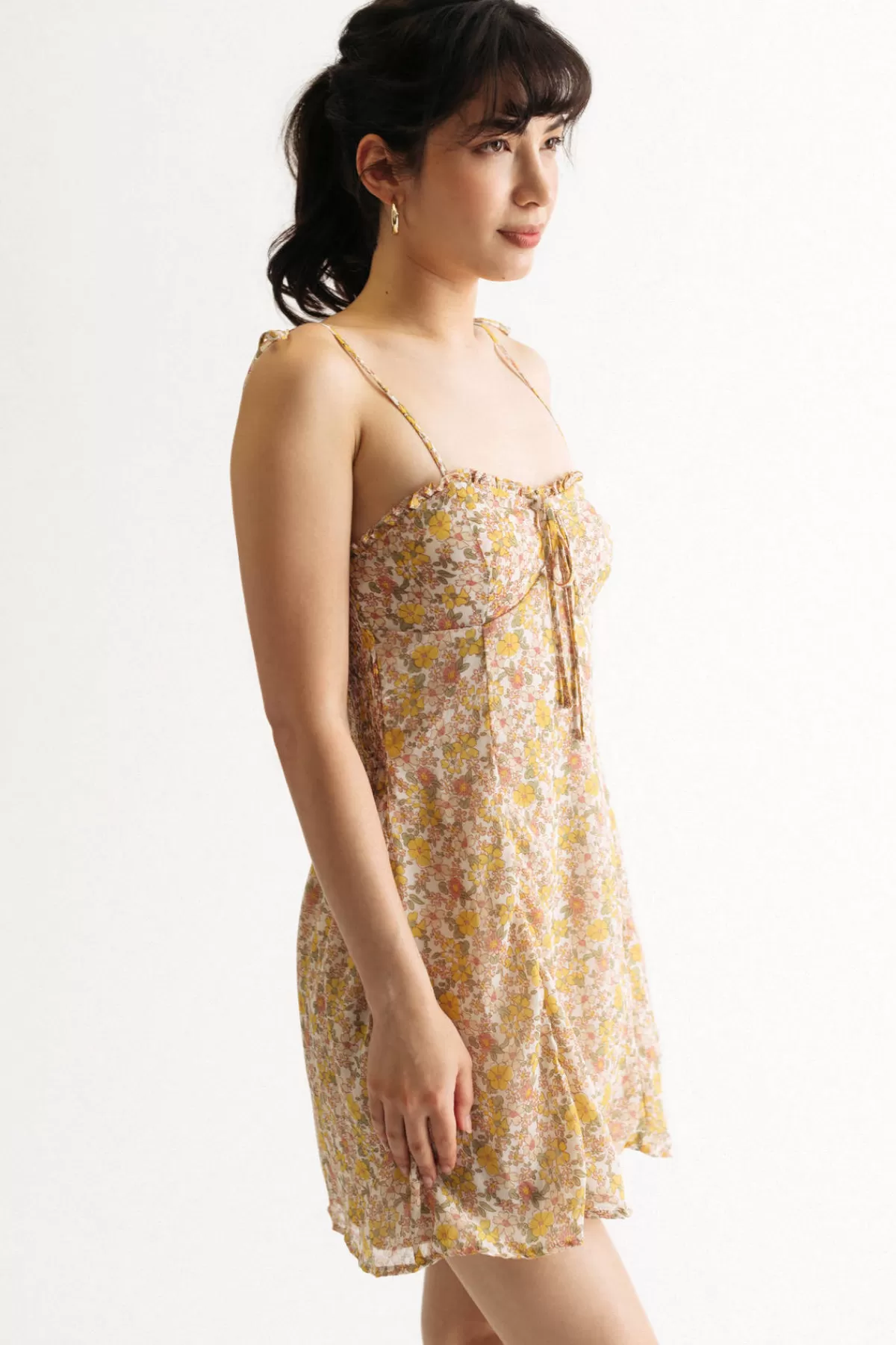 Tobi Aliana Floral Sundress Mini Dress - * Honeymoon Outfits | Floral Wedding Guest Dresses