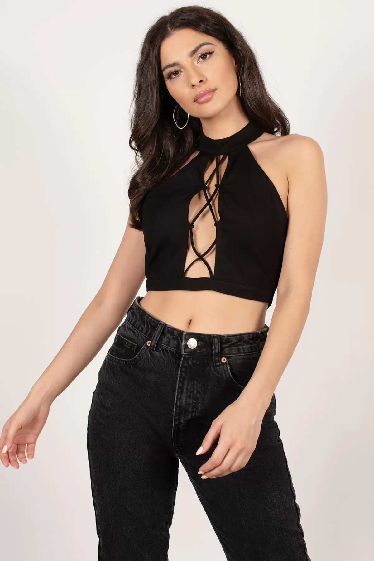 Tobi All Night Crop Top - White* Going Out Tops | Backless Tops