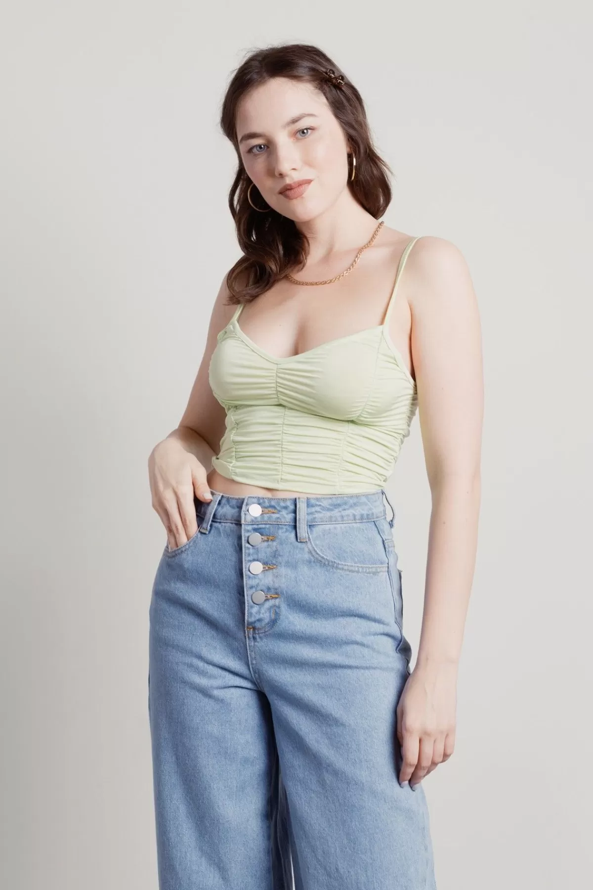 Tobi All The Money Crop Top - Mint* Crop Tops | Halloween Outfits