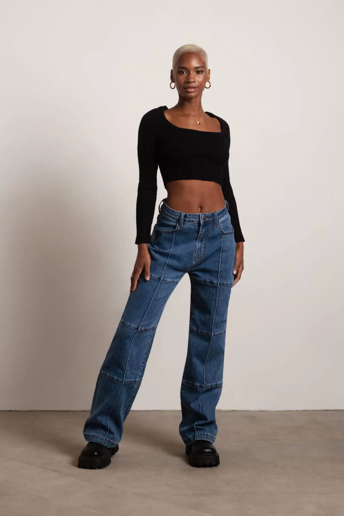 Tobi All The Time Crop Sweater - * Holiday Gift Guide | Long Sleeve Tops