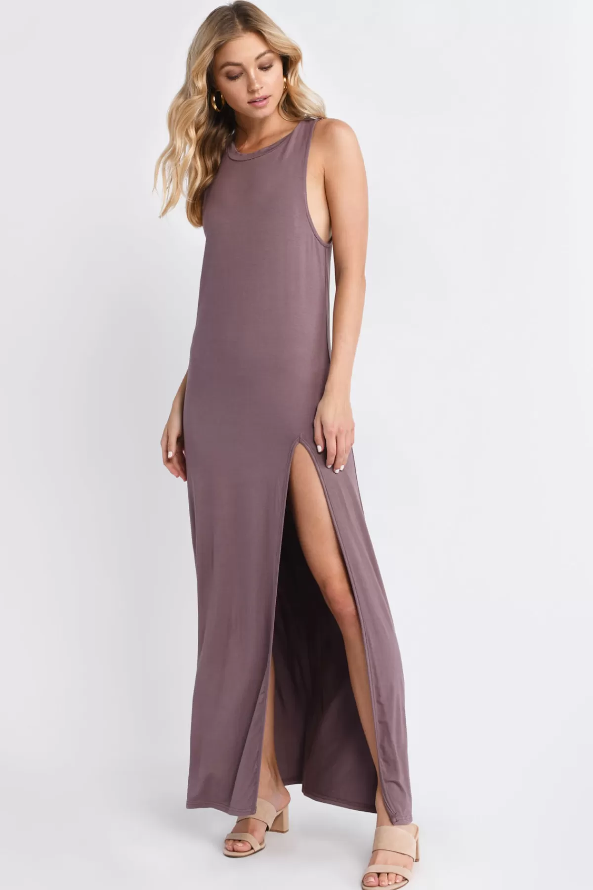 Tobi All There Is High Slit Racerback Maxi Dress - * Vacation Shop | Beach Dresses