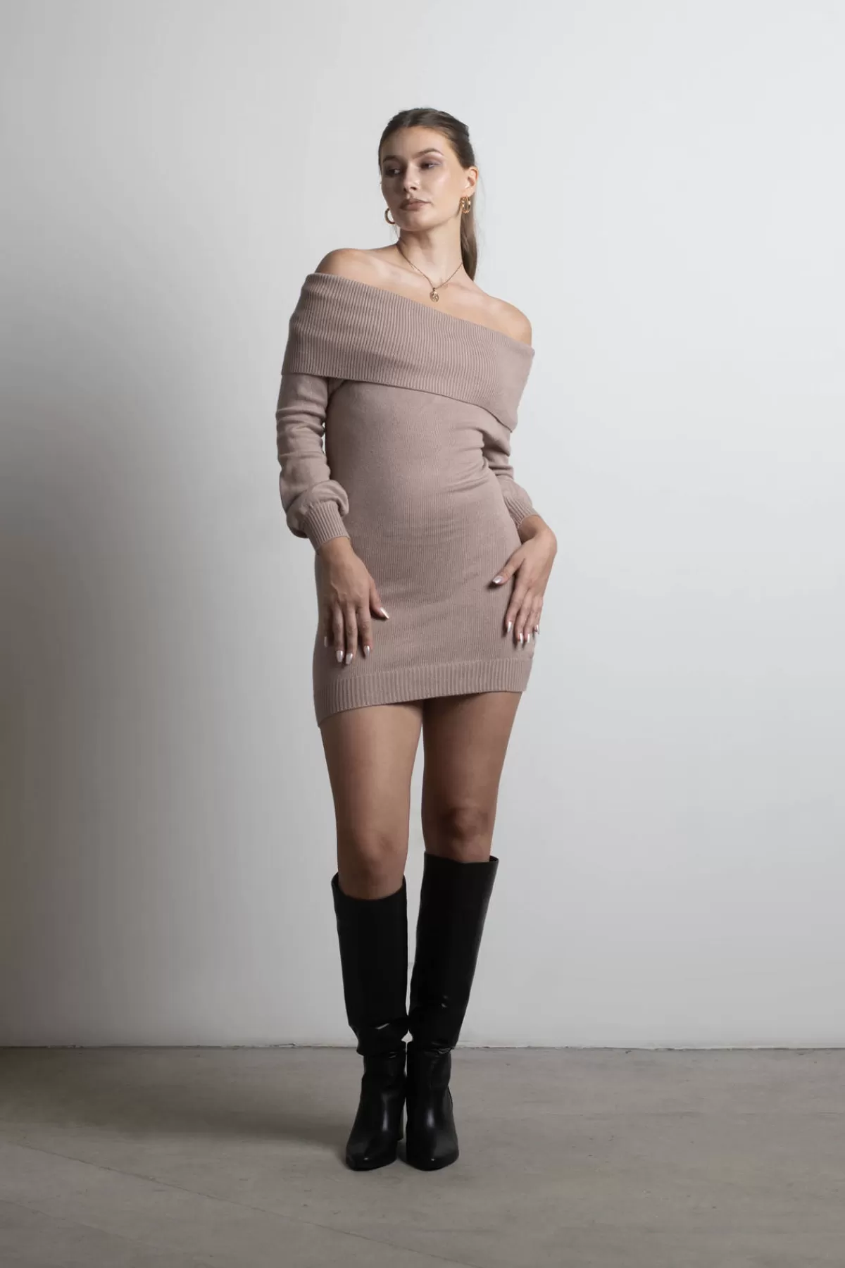 Tobi Allyson Ribbed Knit Sweater Mini Dress - * Graduation Outfits | Party Shop