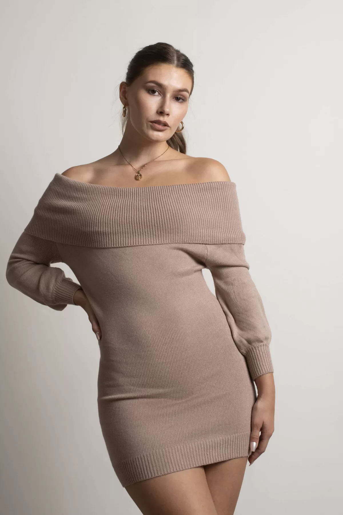 Tobi Allyson Ribbed Knit Sweater Mini Dress - * Graduation Outfits | Party Shop