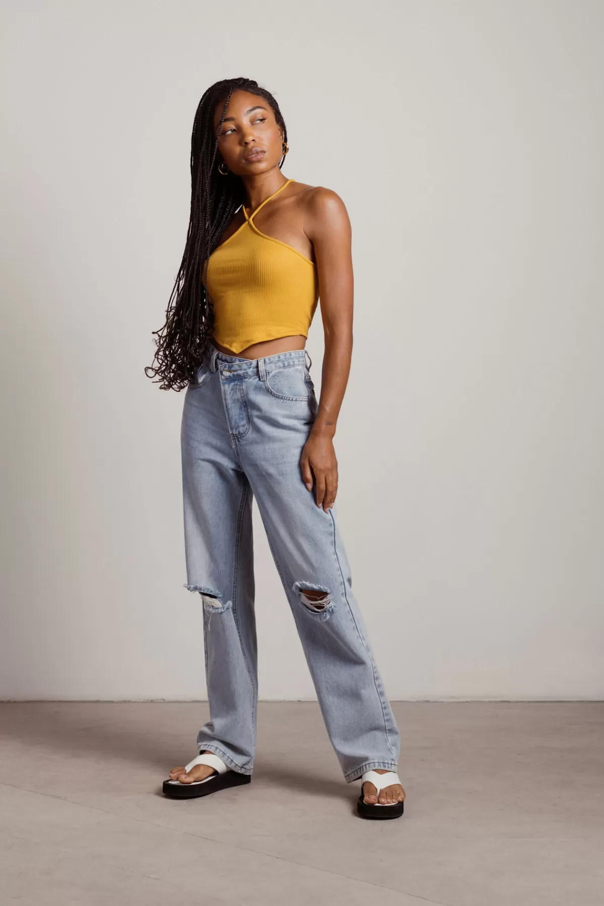 Tobi Always And Forever Crop Top - Yellow* Beach Vacation Outfits | Birthday Outfits