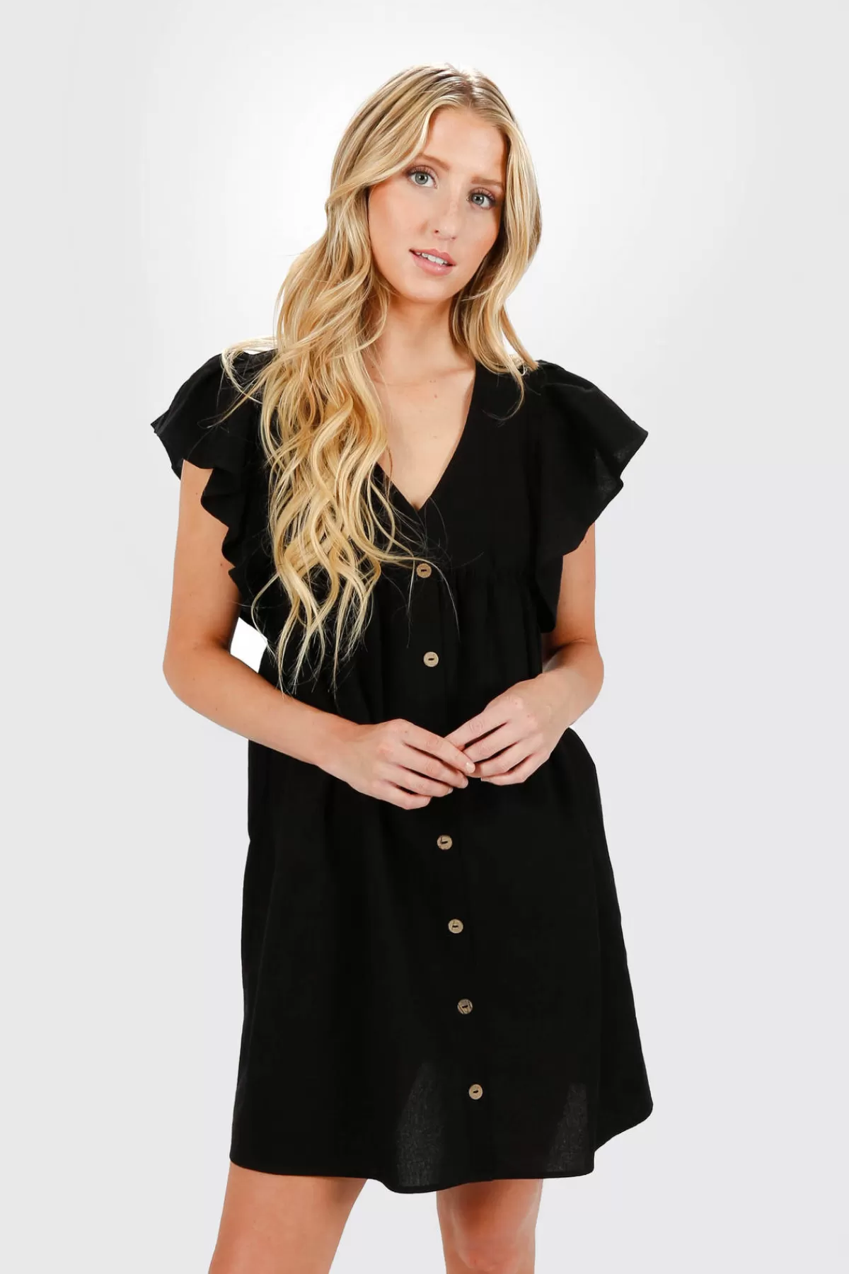 Tobi Anikka Ruffle Shift Mini Dress - * Vacation Shop | Beach Dresses