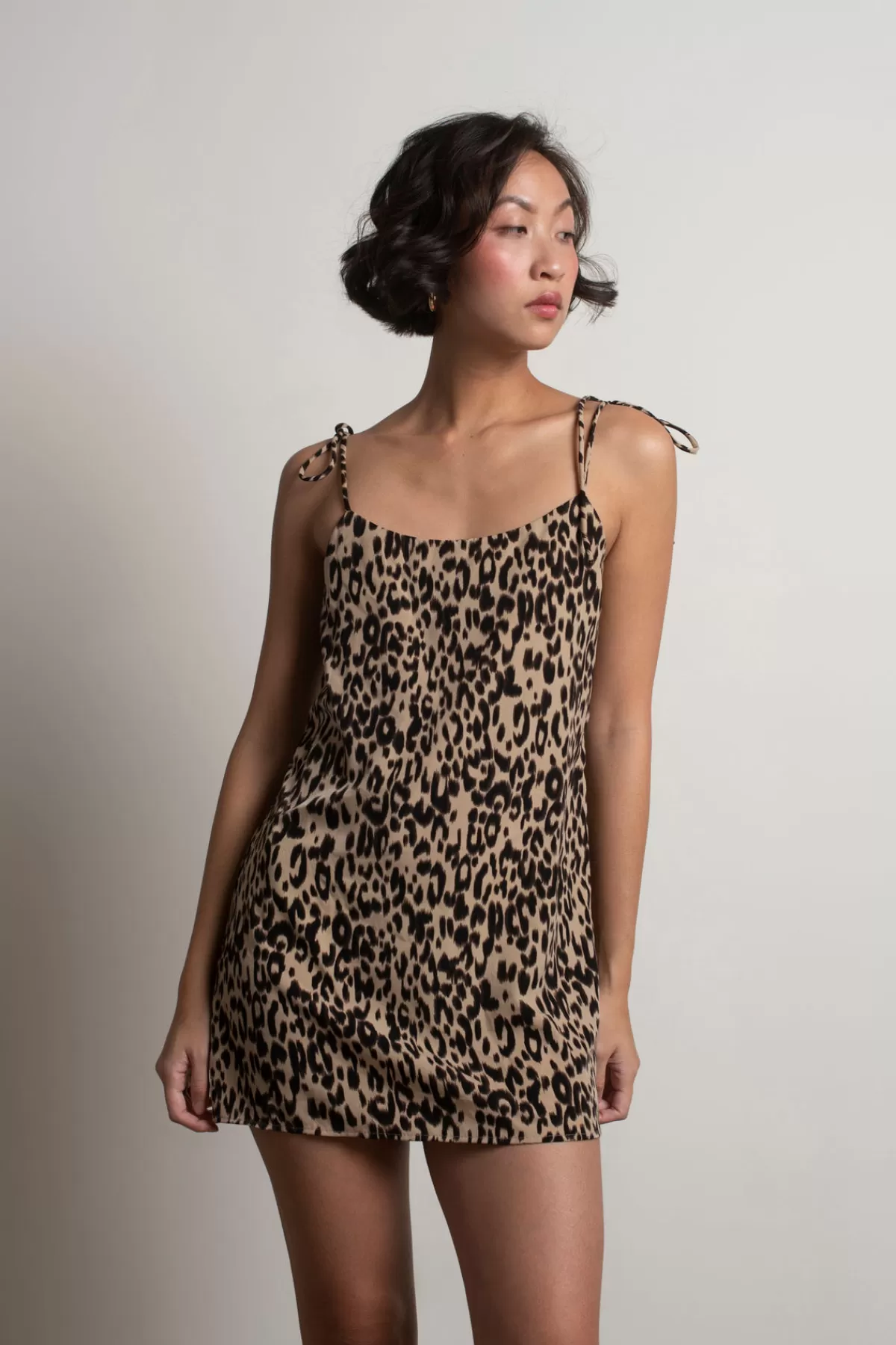 Tobi Animal Attraction Leopard Print Shift Mini Dress - * Halloween Outfits | Resort Wear