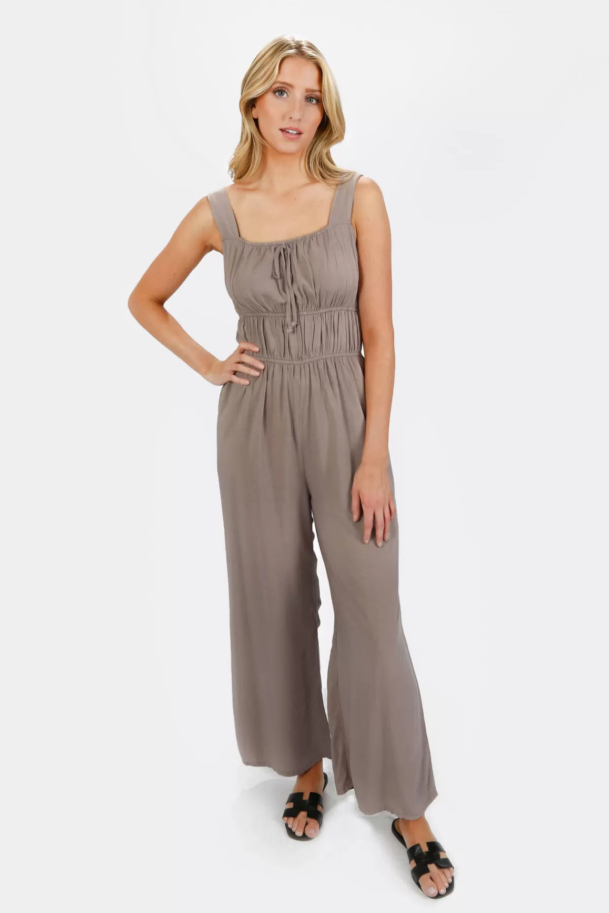 Tobi Arissa Elastic Waist Jumpsuit - * Vacation Shop | Resort Wear