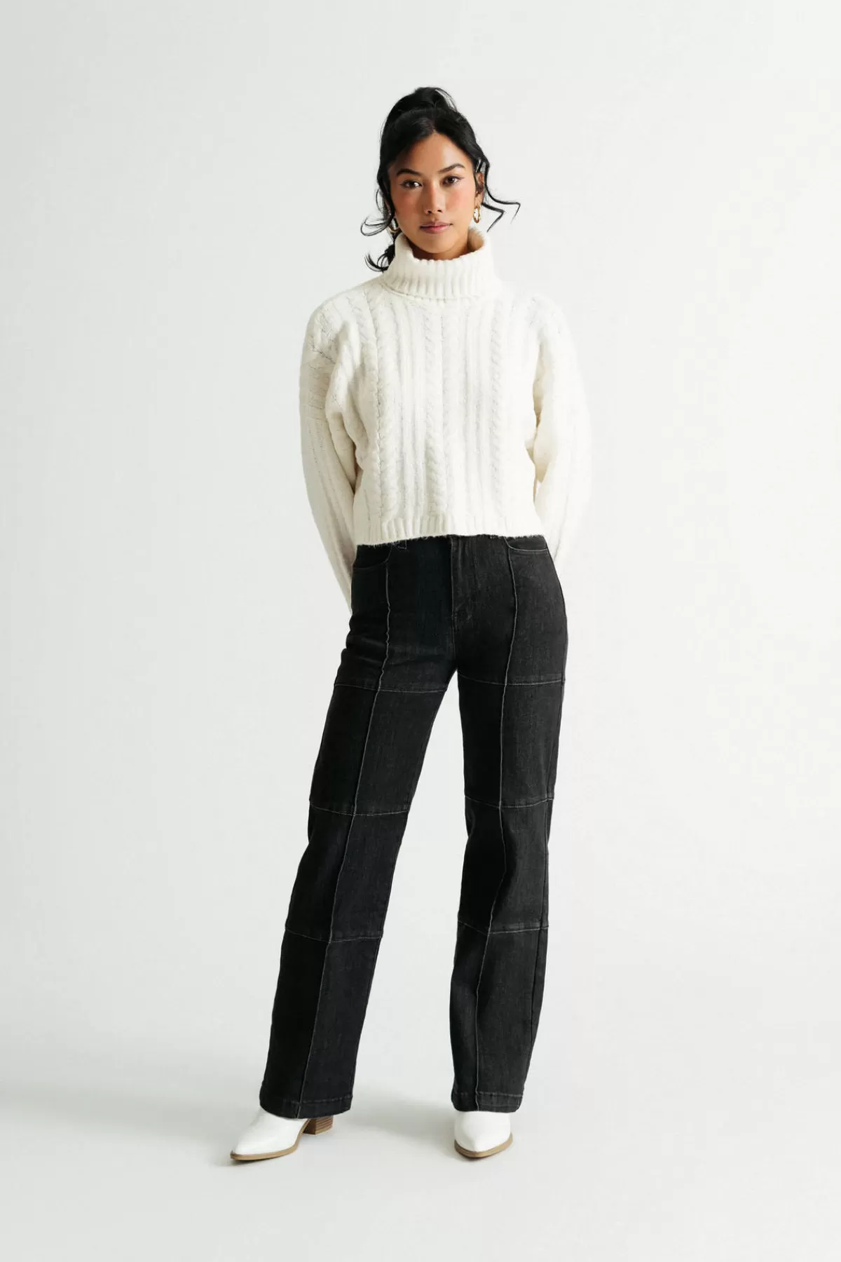 Tobi Autumn Skies Turtleneck Sweater - * Holiday Gift Guide | Long Sleeve Tops