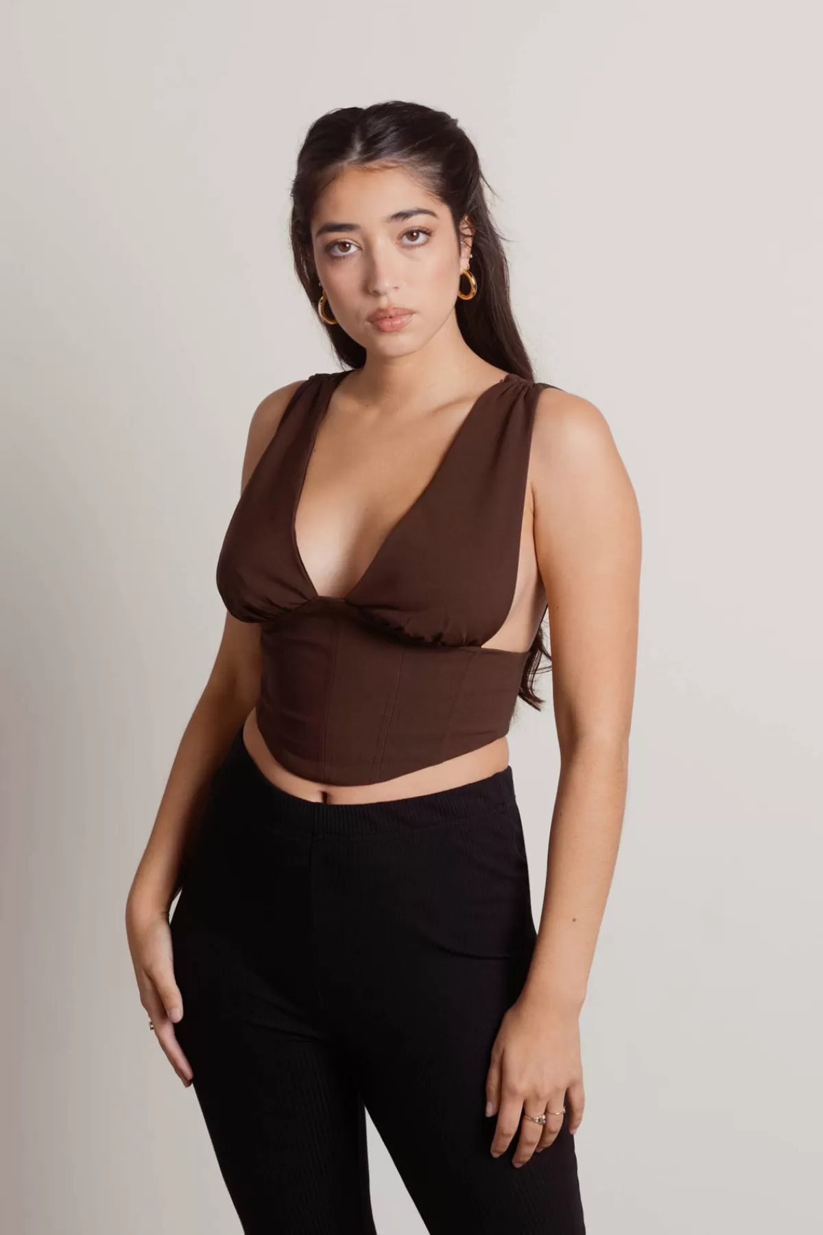 Tobi Avery Bustier Top - Black* Going Out Tops | Corsets & Bustiers