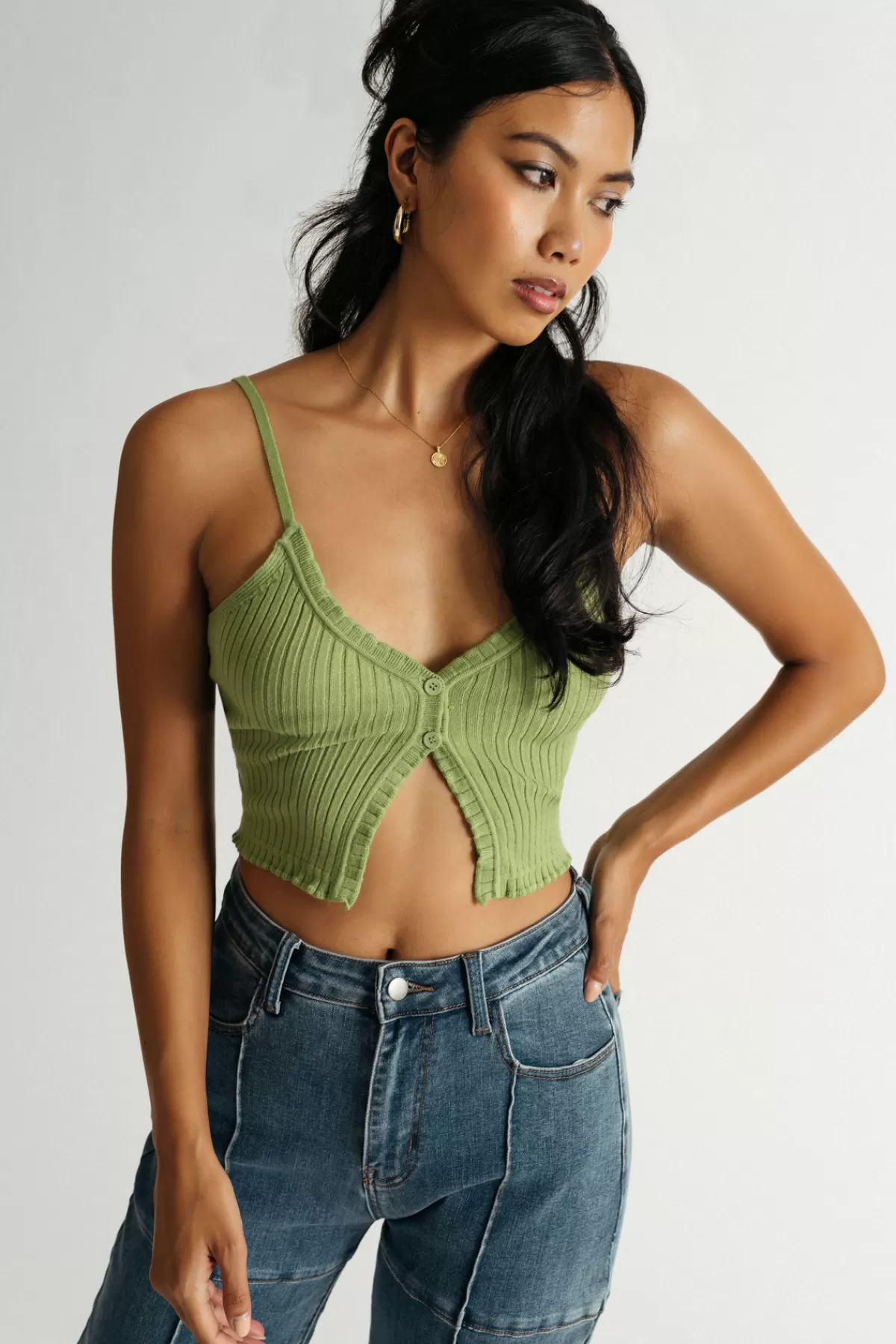 Tobi Avocado Jam Crop Top - * Crop Tops