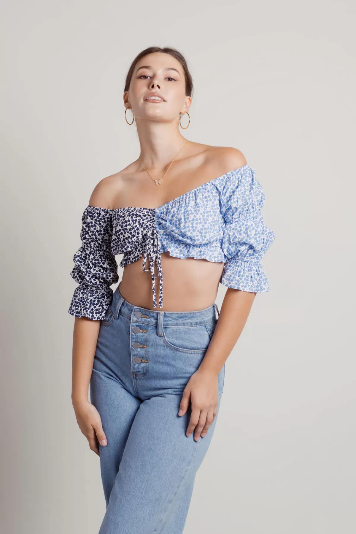 Tobi Baby Girl Crop Top - * Puff Sleeve Tops | Crop Tops