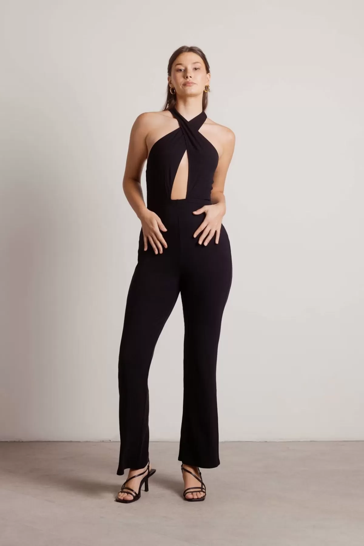 Tobi Ball Out Cross Halter Jumpsuit - * Halloween Outfits | Vacation Shop