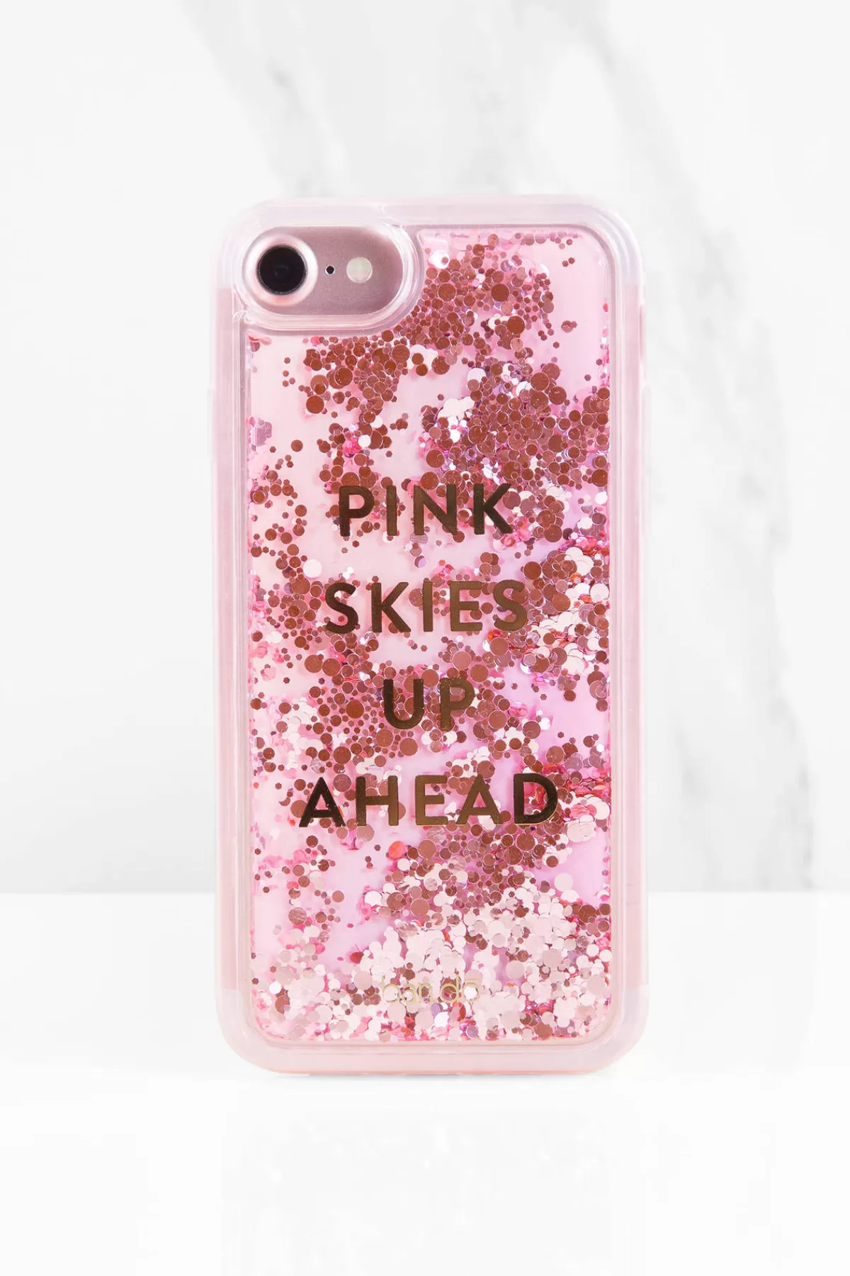 Tobi Ban.Do Pink Skies Up Ahead Glitter Iphone Case - * Tech Accessories