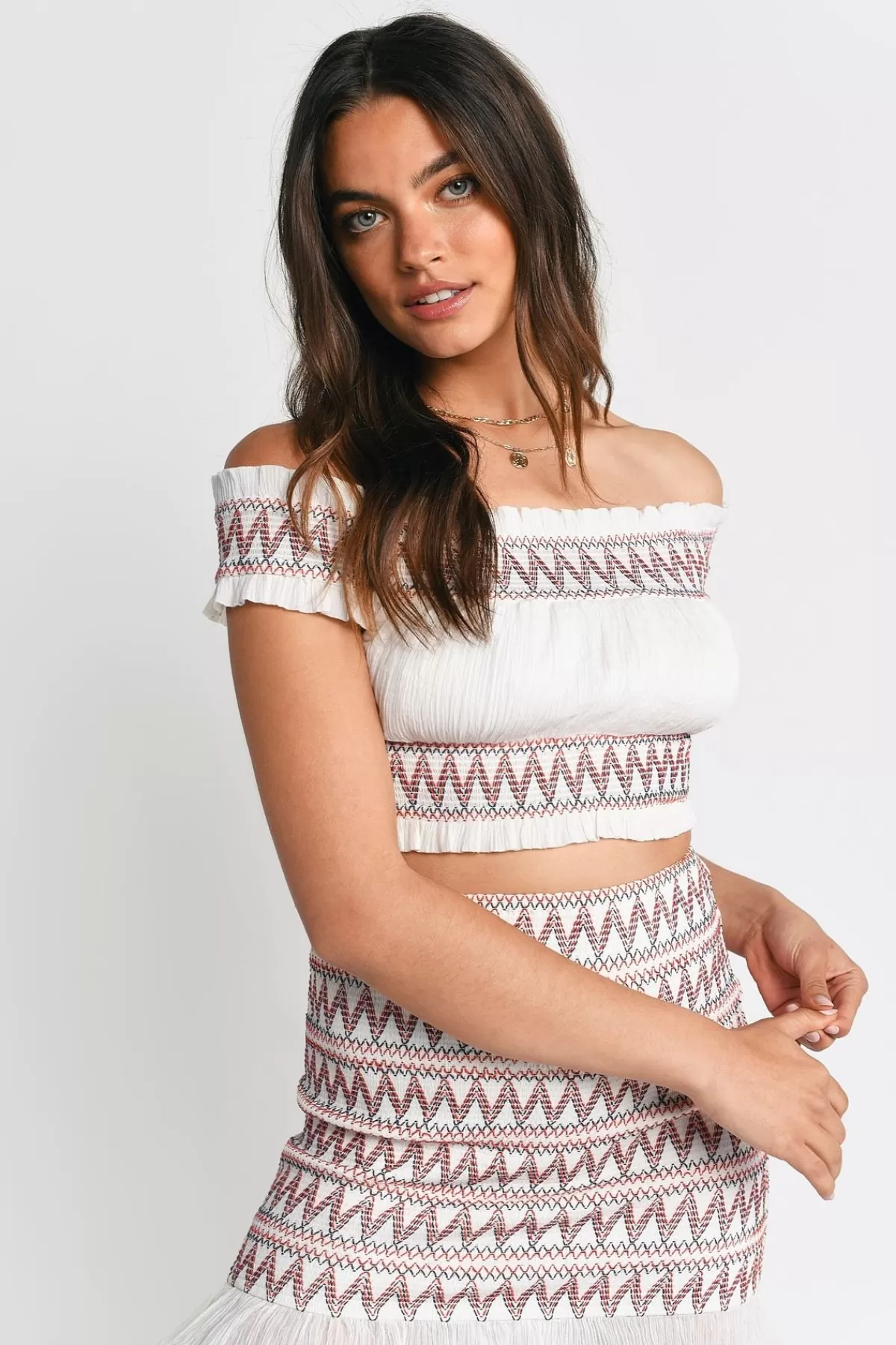 Tobi Be Saved Crop Top - * Off The Shoulder Tops