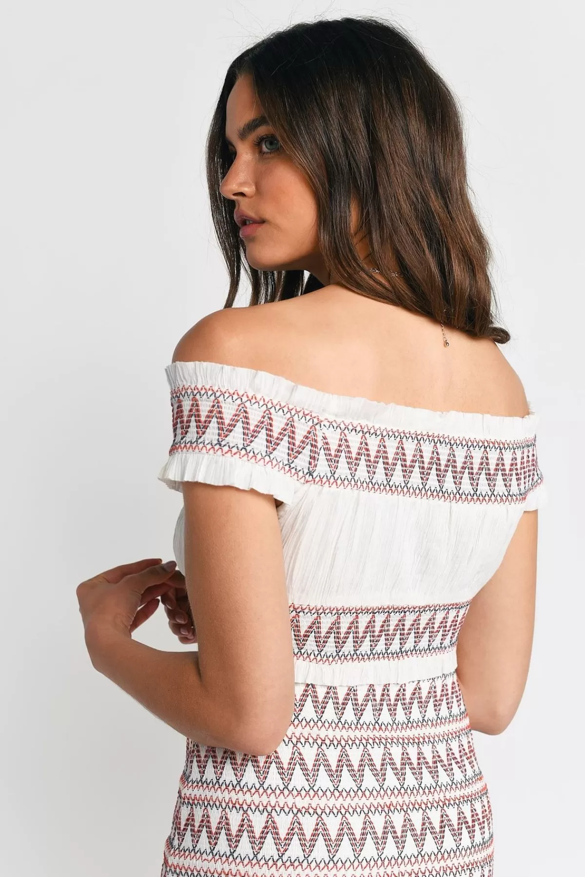 Tobi Be Saved Crop Top - * Off The Shoulder Tops