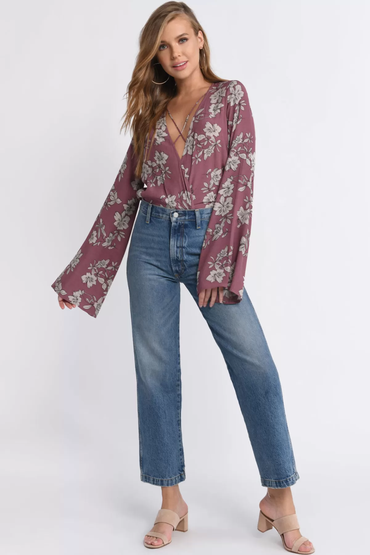 Tobi Bella Surplice Blouse - * Valentines Day Outfits | Blouses & Shirts