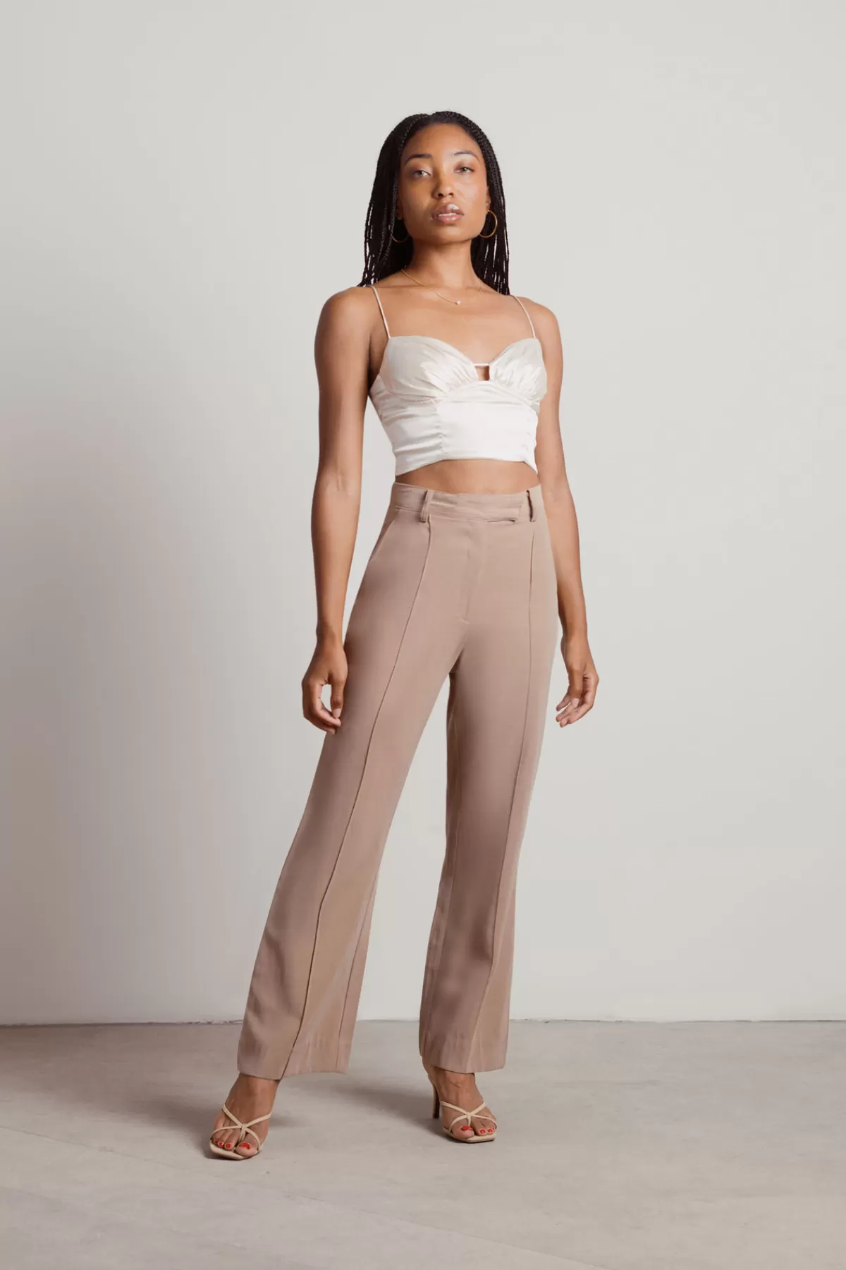 Tobi Better Love Crop Top - Brown* Valentines Day Outfits | Crop Tops