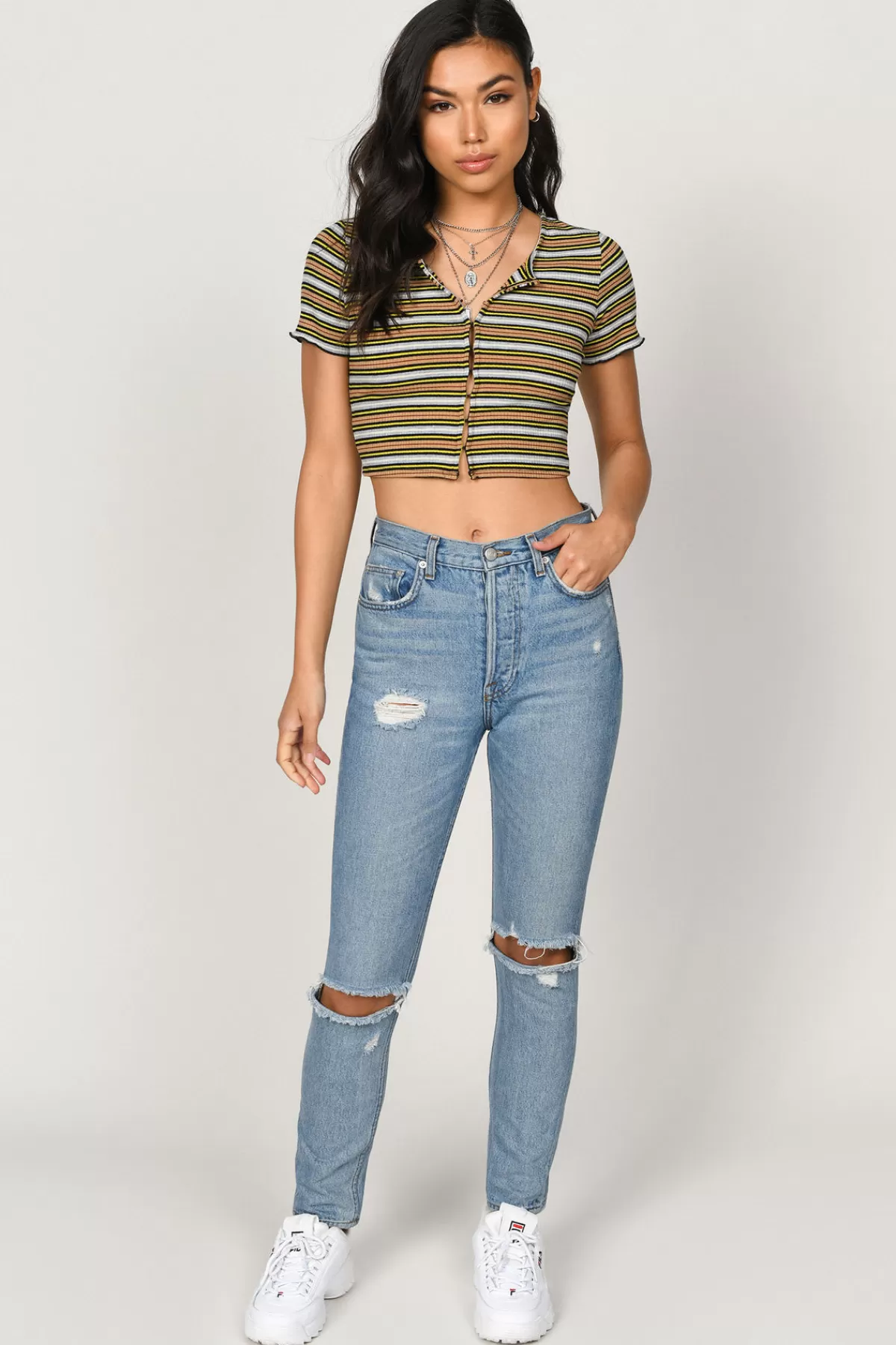 Tobi Billie Crop Top - * Airport & Travel Outfits | Tees