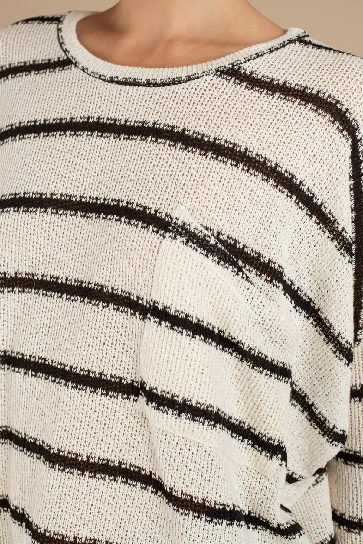 Tobi Blurred Lines Stripe Sweater - * Long Sleeve Tops