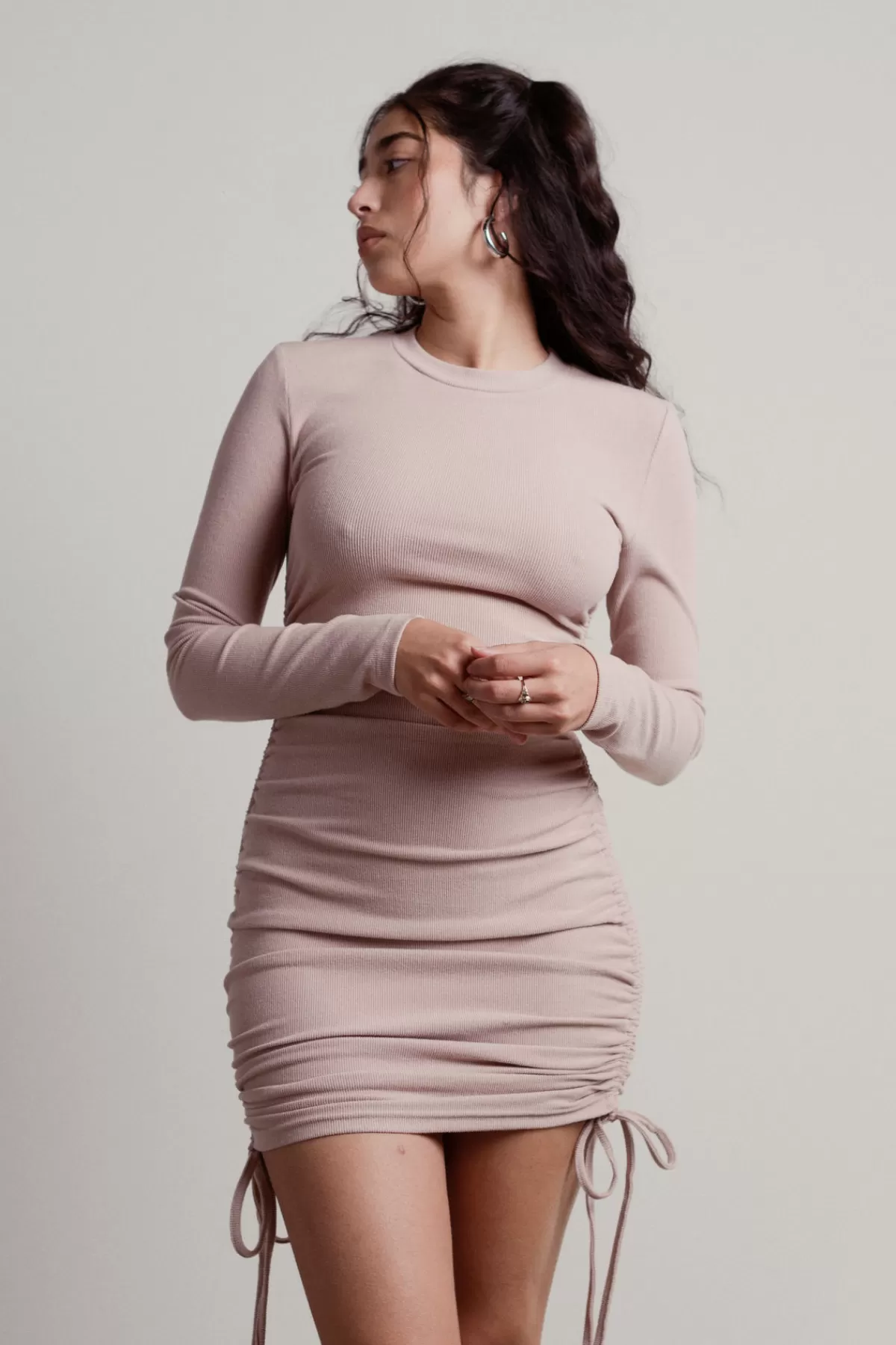 Tobi Boy Bye Ruched Bodycon Mini Dress - * Valentines Day Outfits | Cocktail Dresses