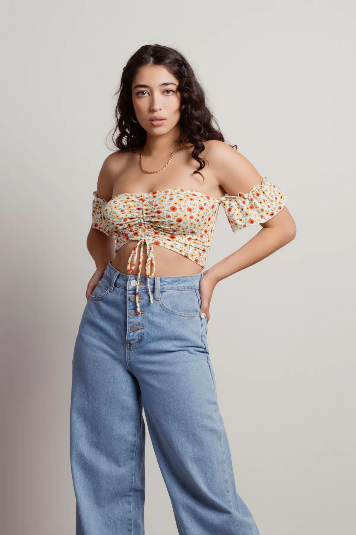 Tobi Breathless Crop Top - * Resort Wear | Puff Sleeve Tops