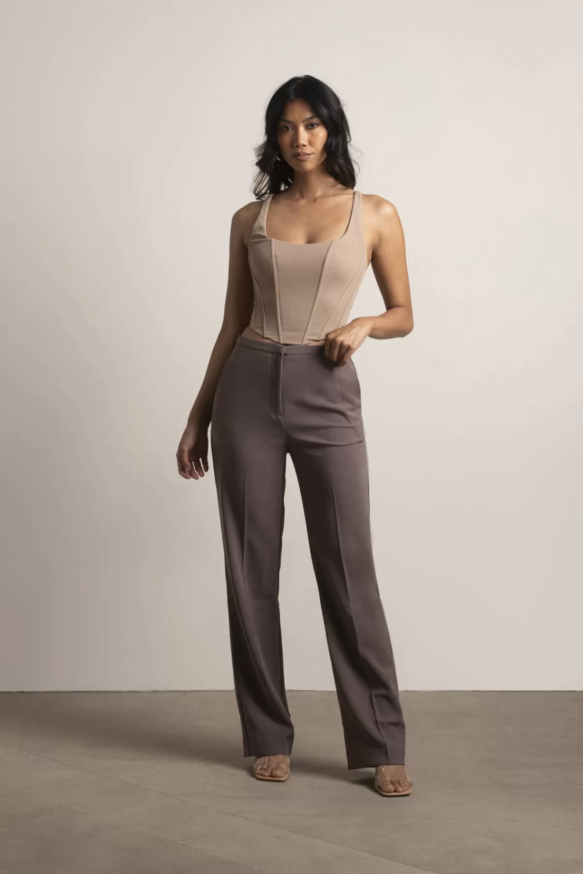 Tobi Brielle Straight Leg Trouser Pants* Pants | Office Outfits