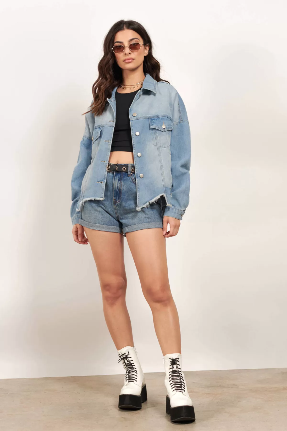 Tobi Bring Me Back Denim Jacket - * Vacation Shop | Airport & Travel Outfits