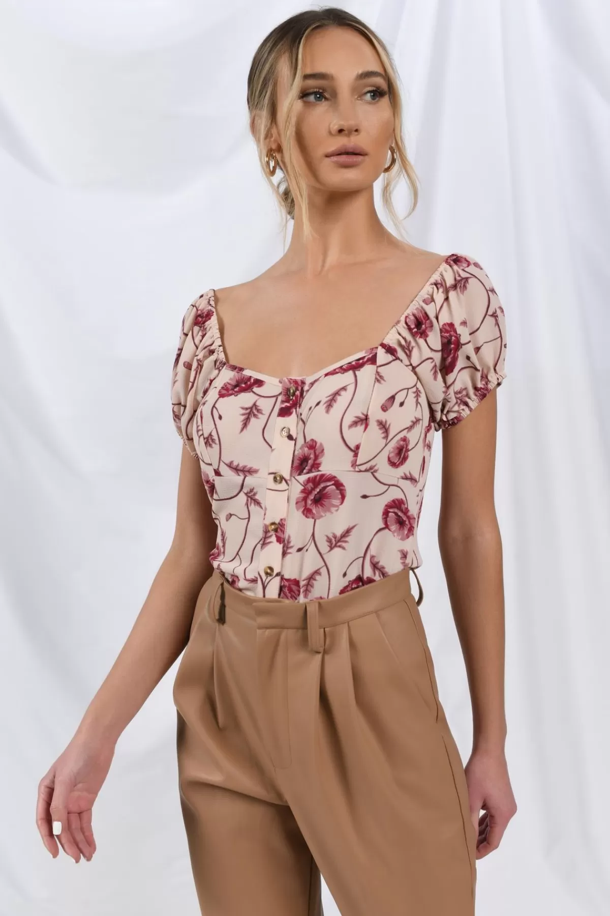 Tobi Britanna Floral Blouse - * Valentines Day Outfits | Blouses & Shirts