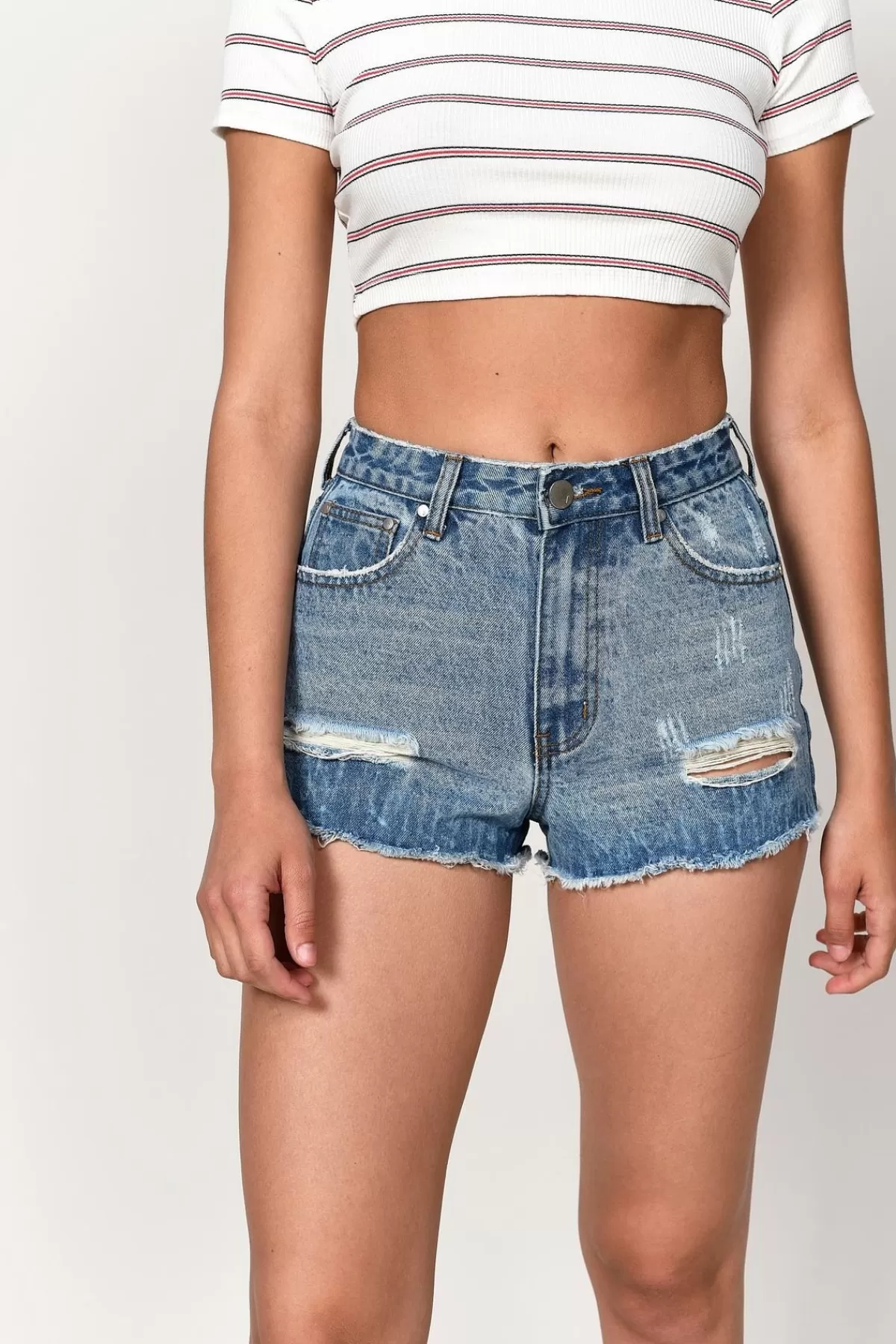 Tobi Broadway Denim Shorts - * Shorts