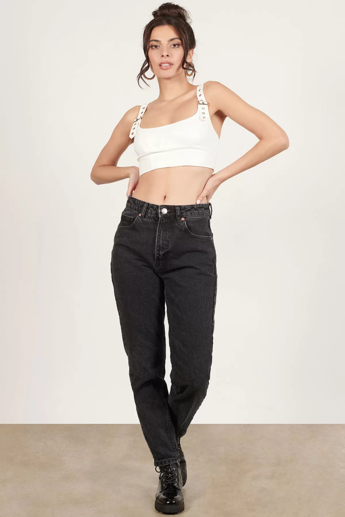 Tobi Buckled Up Crop Top - * Going Out Tops | Camis & Tanks