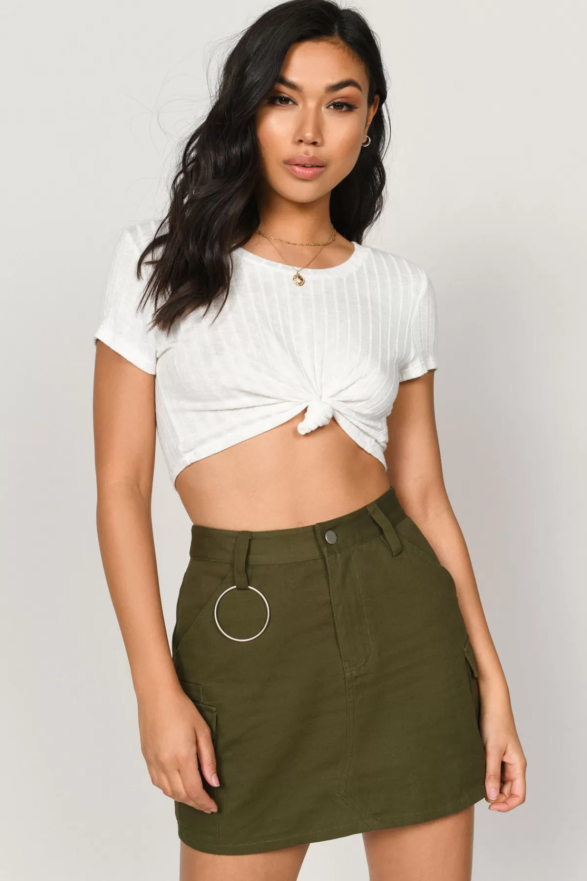 Tobi Cadet Marsha Utility Mini Skirt - * Skirts | Concert Outfits