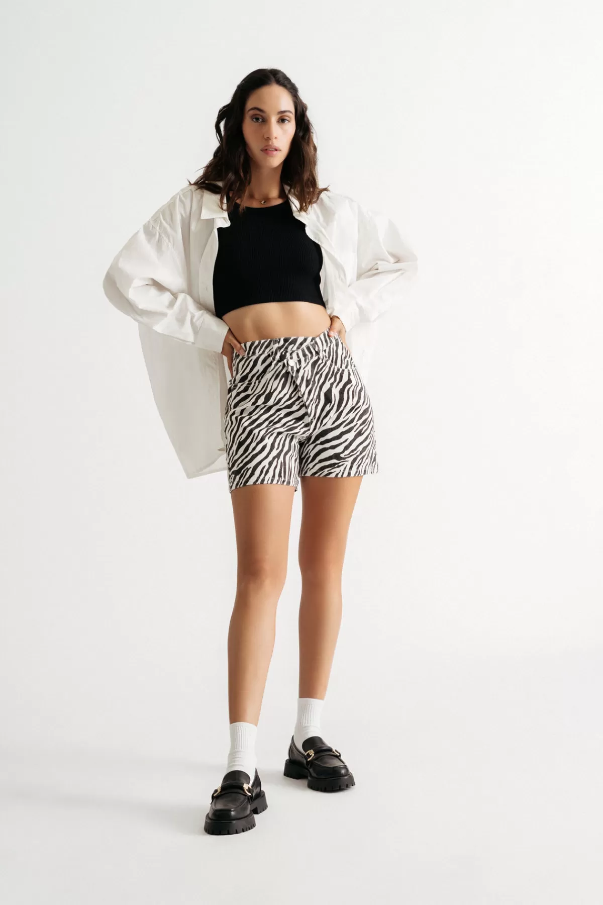 Tobi Call Me Out Zebra Print Shorts - * Halloween Outfits | 4Th Of July Fashion