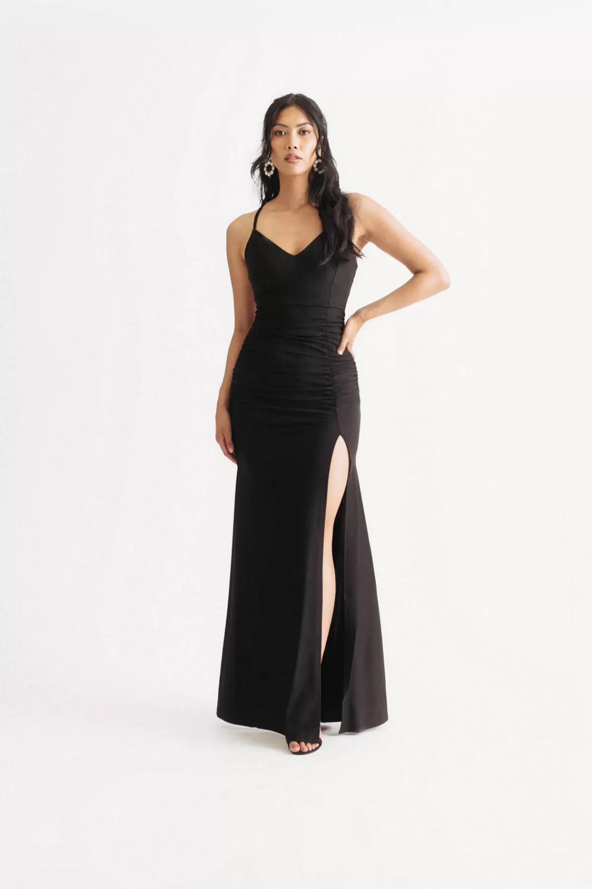 Tobi Calling You Over Ruched Slit Maxi Dress* Winter Wedding Guest Dresses | Wedding Guest Dresses