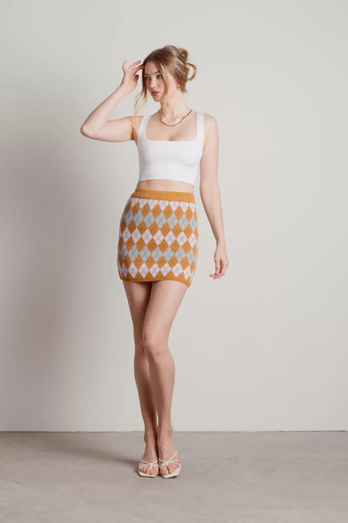 Tobi Callisto Knit Mini Skirt - * Halloween Outfits | Vacation Shop