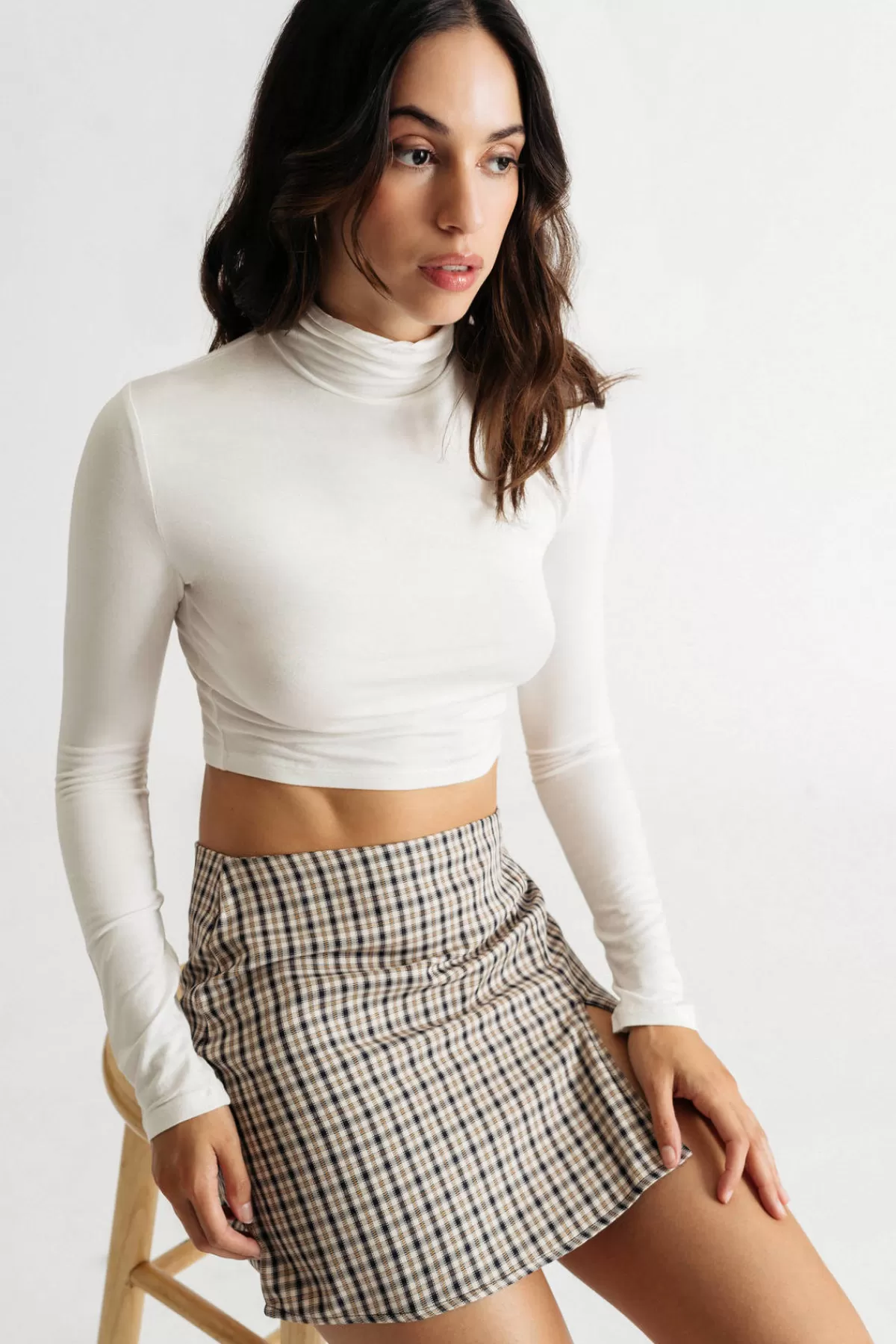 Tobi Campfire Cozy Long Sleeve Turtleneck Crop Top* New Years Eve Outfits | Holiday Gift Guide