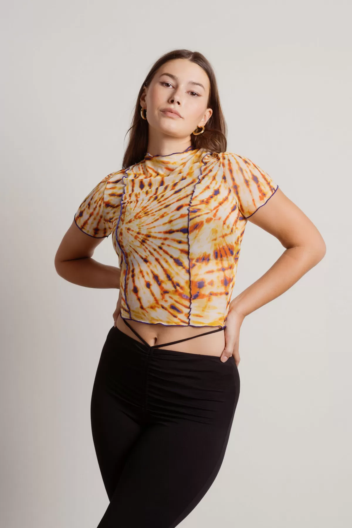 Tobi Can You Pass The Test Crop Top - * Night Club Outfits | Mesh Tops