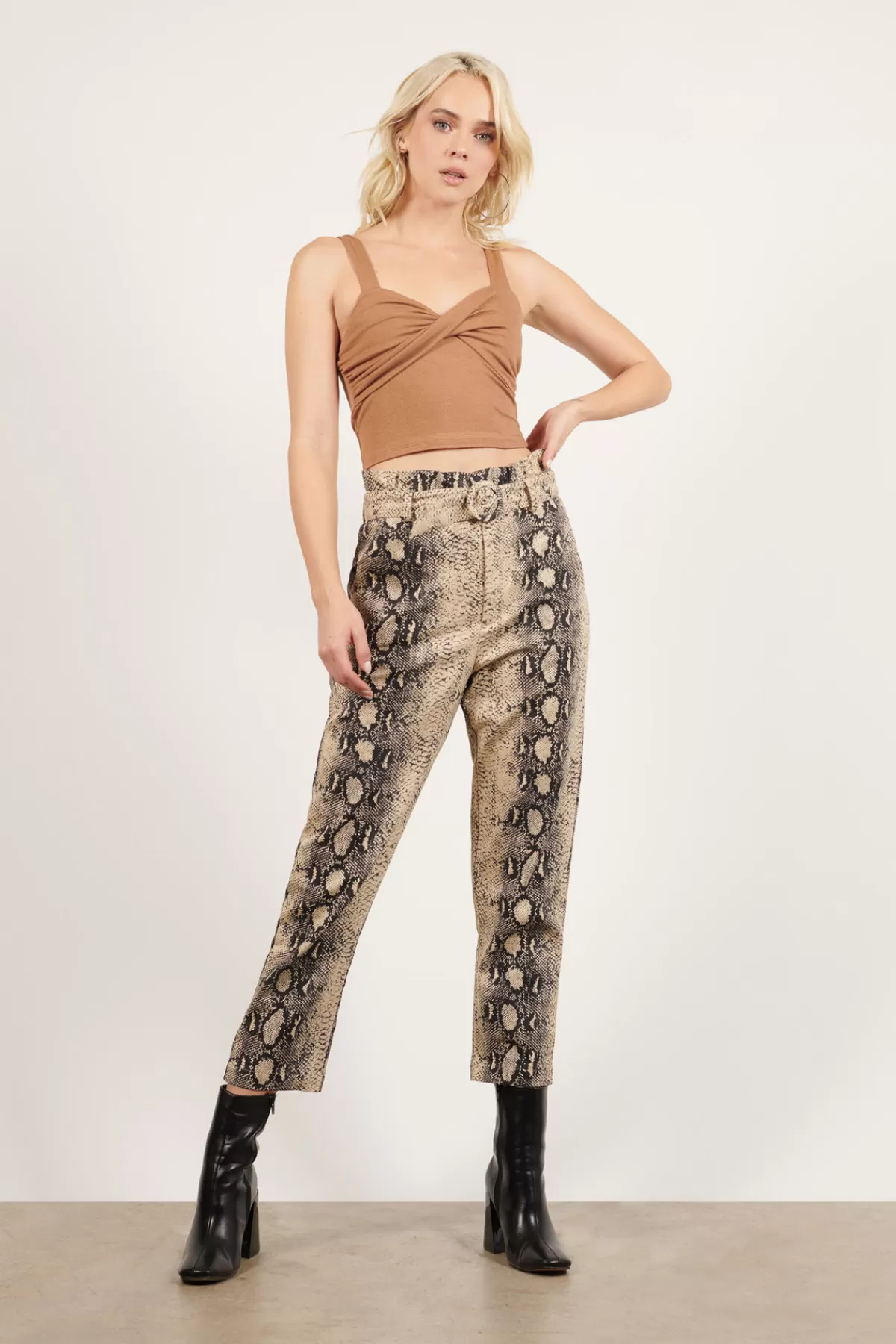 Tobi Can't See Snake Print Pants - * Halloween Outfits | Pants