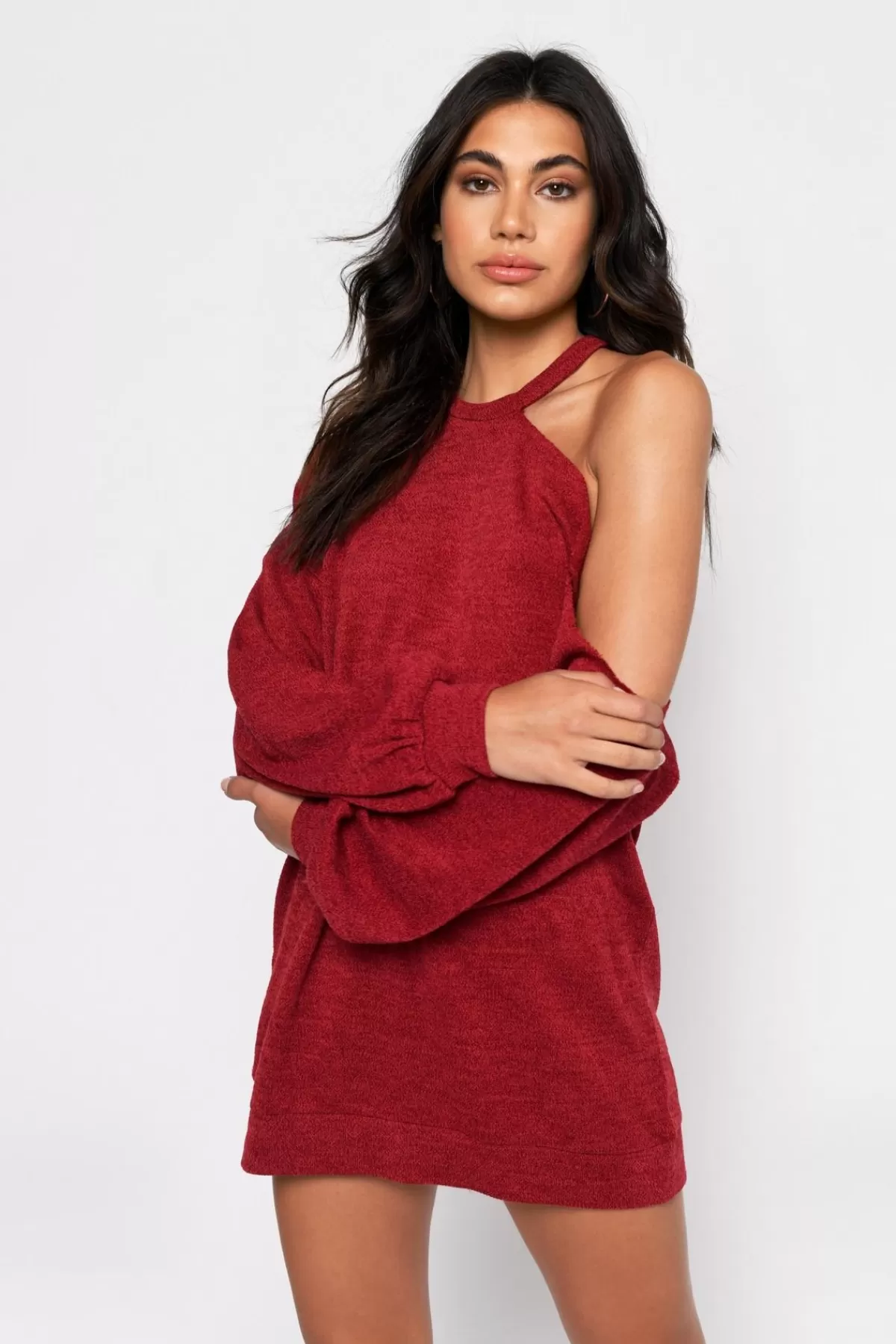 Tobi Carmen Cold Shoulder Cutout Mini Dress - * Halloween Outfits | Shift Dresses