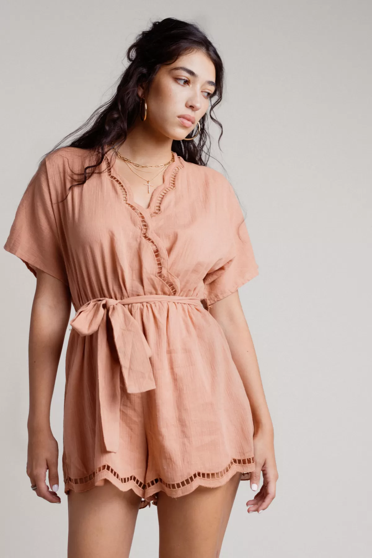 Tobi Carmen Wrap Romper - * Resort Wear