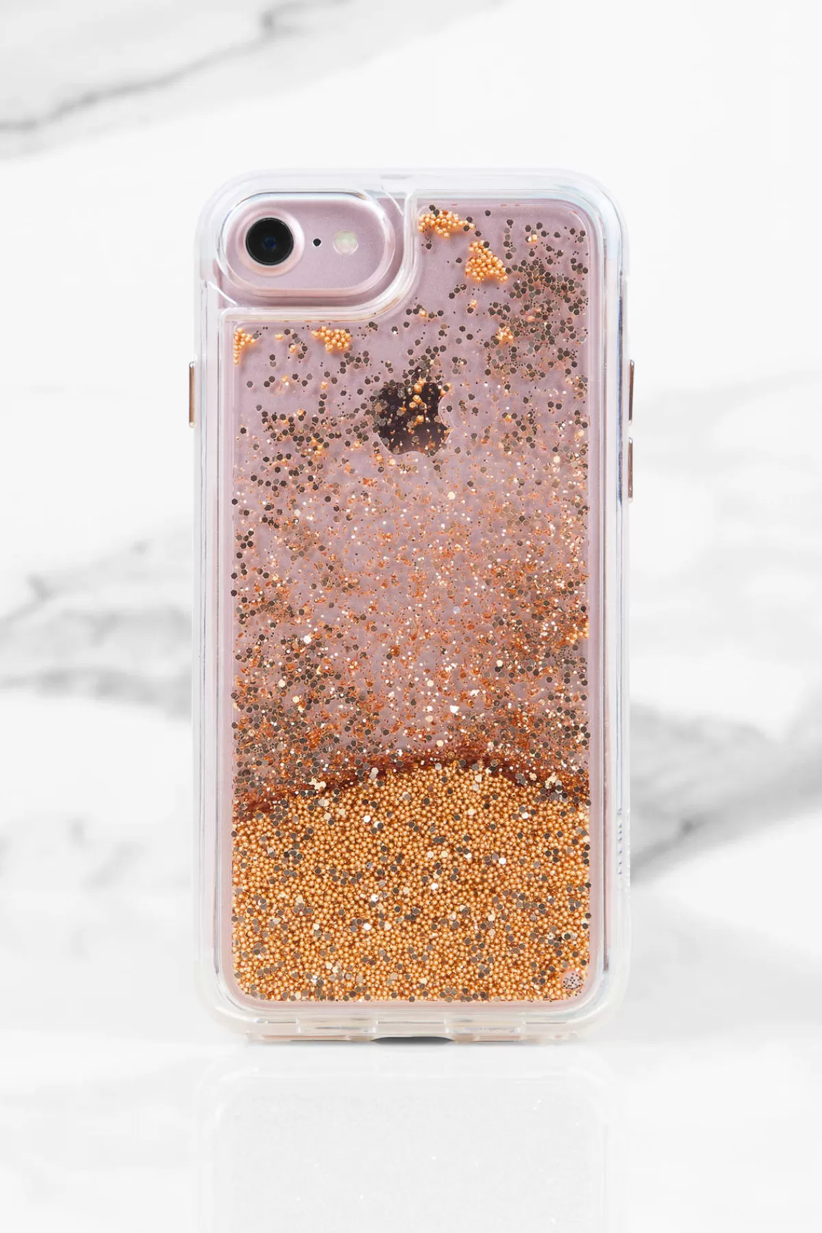 Tobi Casetify Glitter Iphone Case - Gold Chrome* Tech Accessories