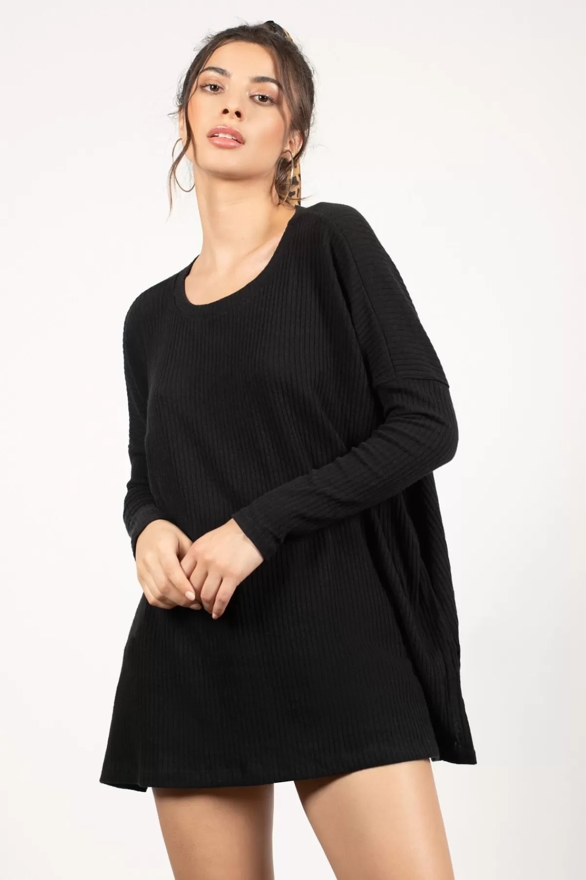 Tobi Celia Ribbed Sweater Dress - * Office Outfits | Office Outfits