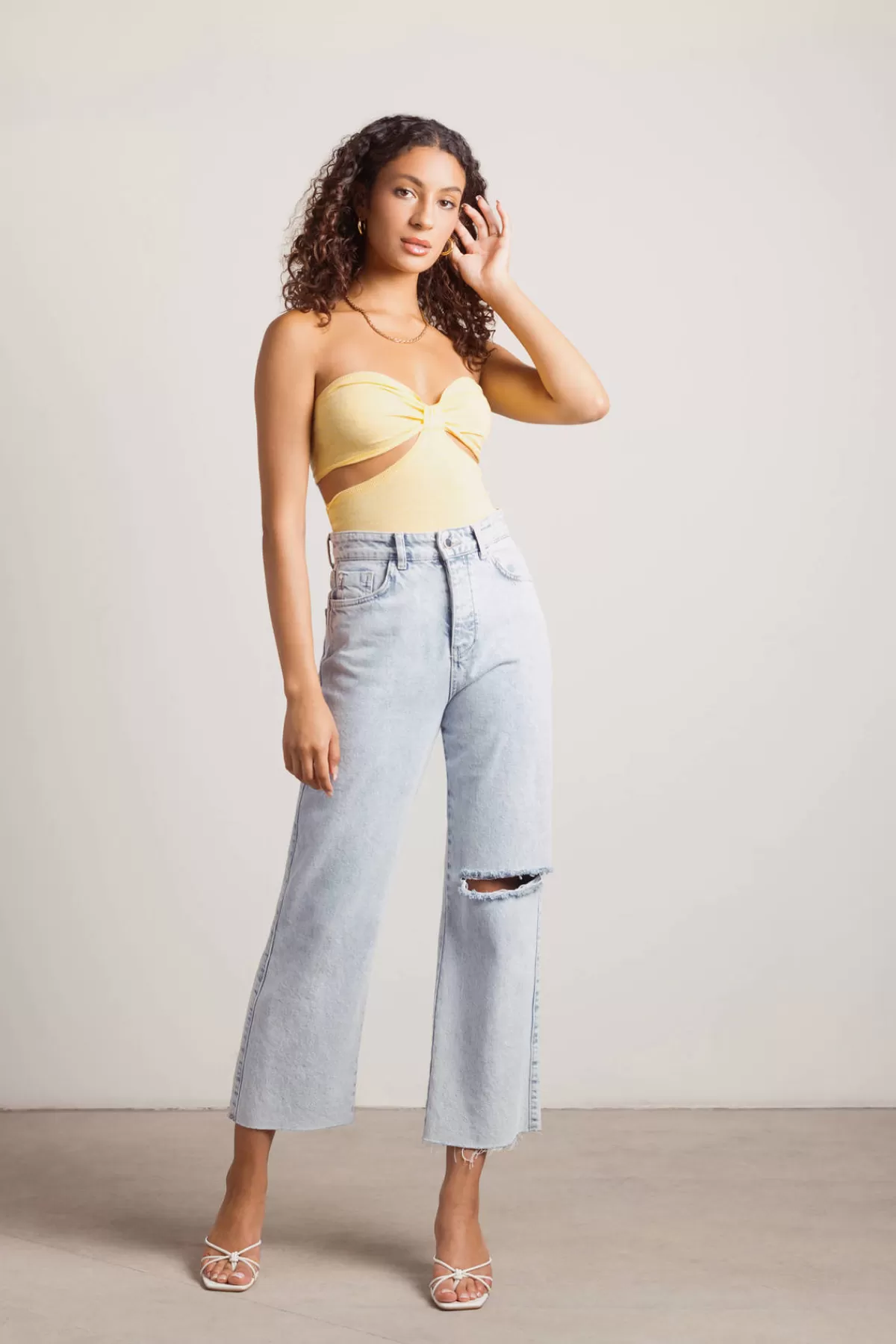 Tobi Common Sense Cutout Bodysuit - * Beach Vacation Outfits | Going Out Outfits