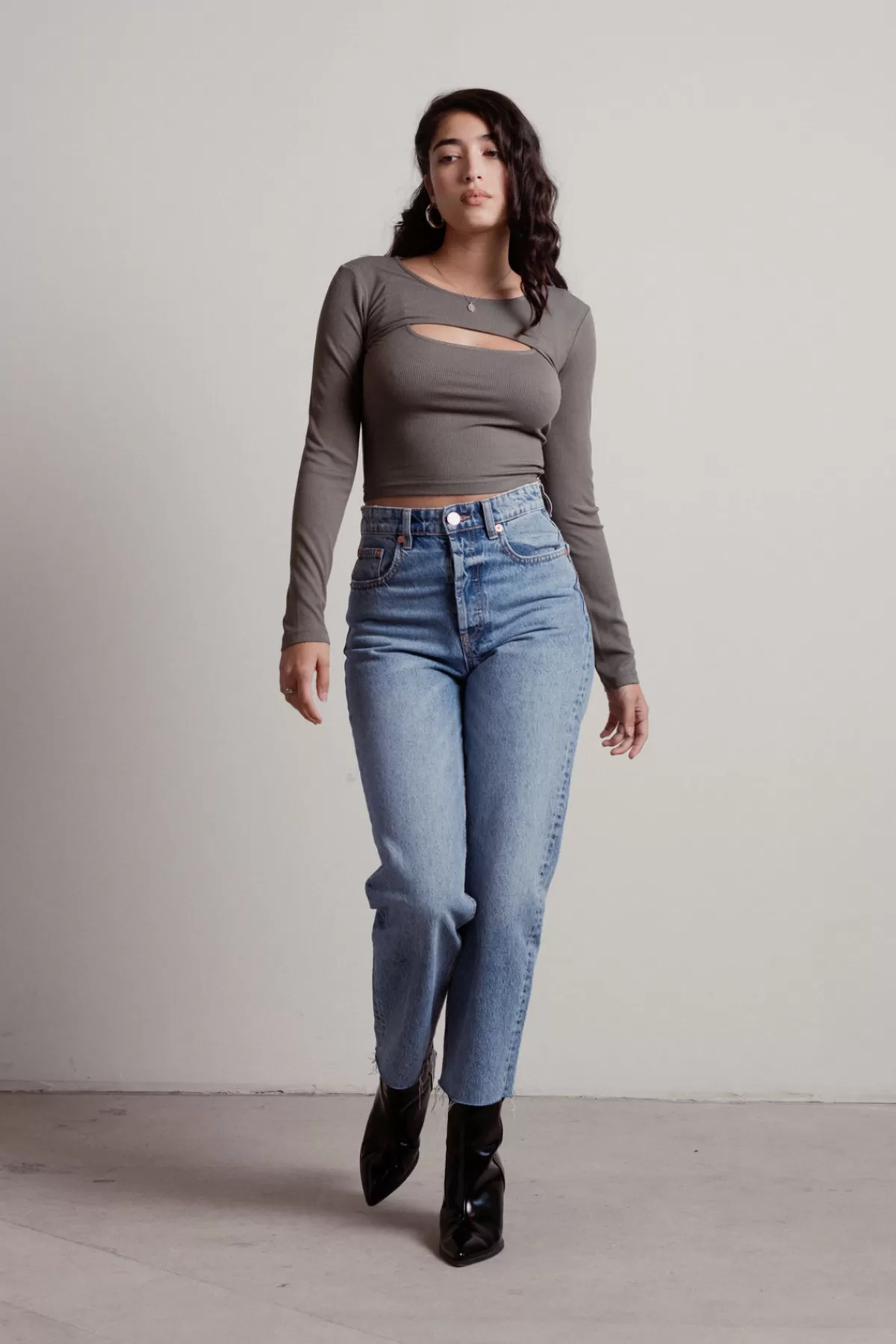 Tobi Cool It Ribbed Tank Top With Shrug Set - * Crop Tops