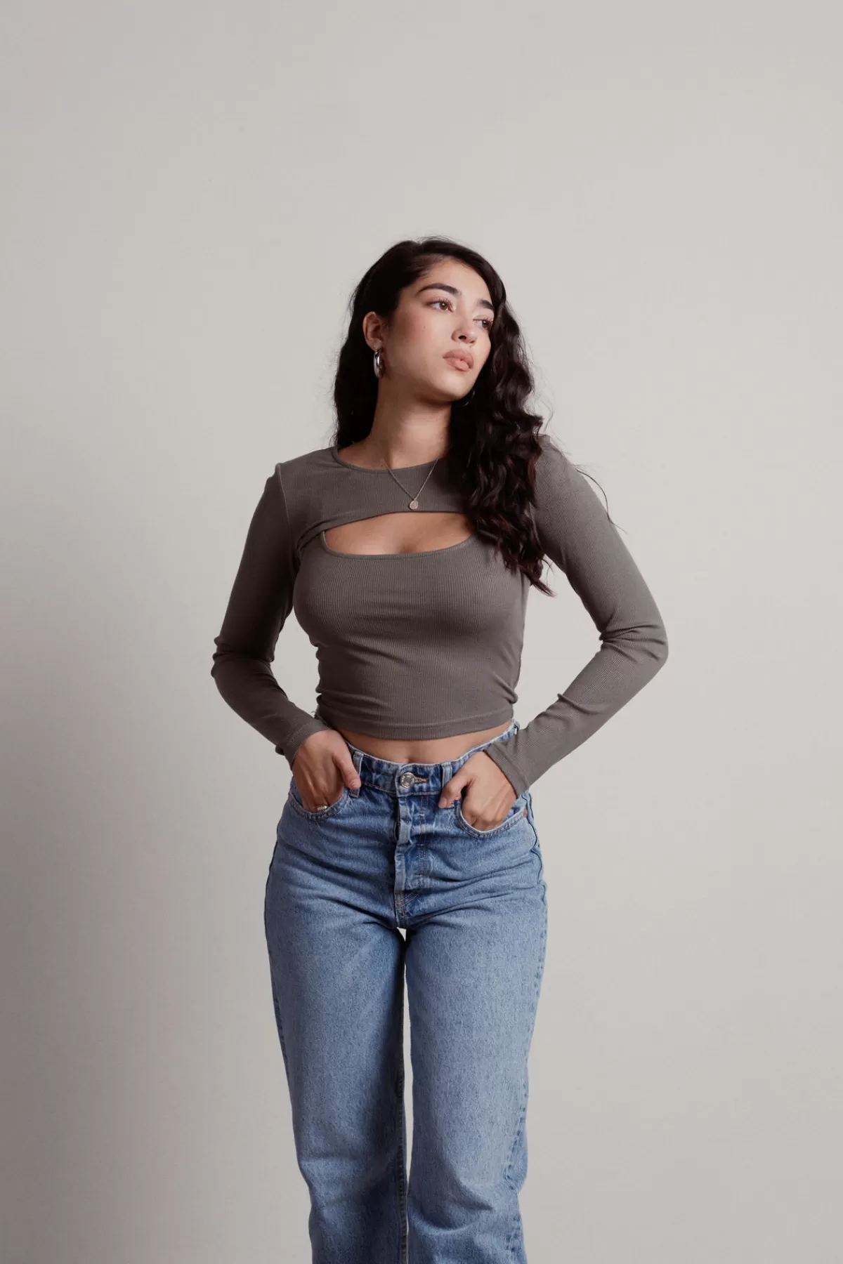 Tobi Cool It Ribbed Tank Top With Shrug Set - * Crop Tops