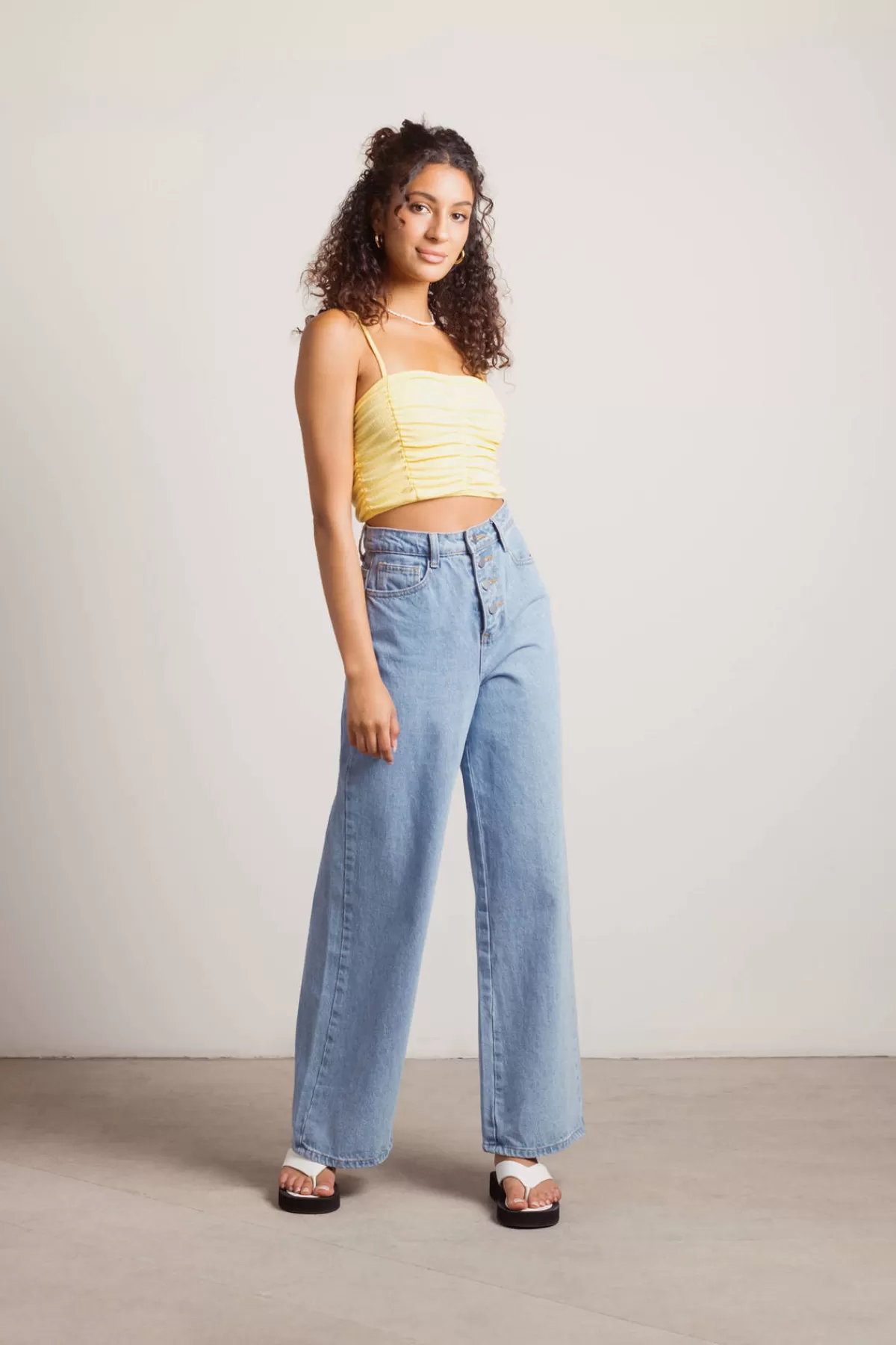 Tobi Countless Memories Crop Top - Ivory* Beach Vacation Outfits | Crop Tops