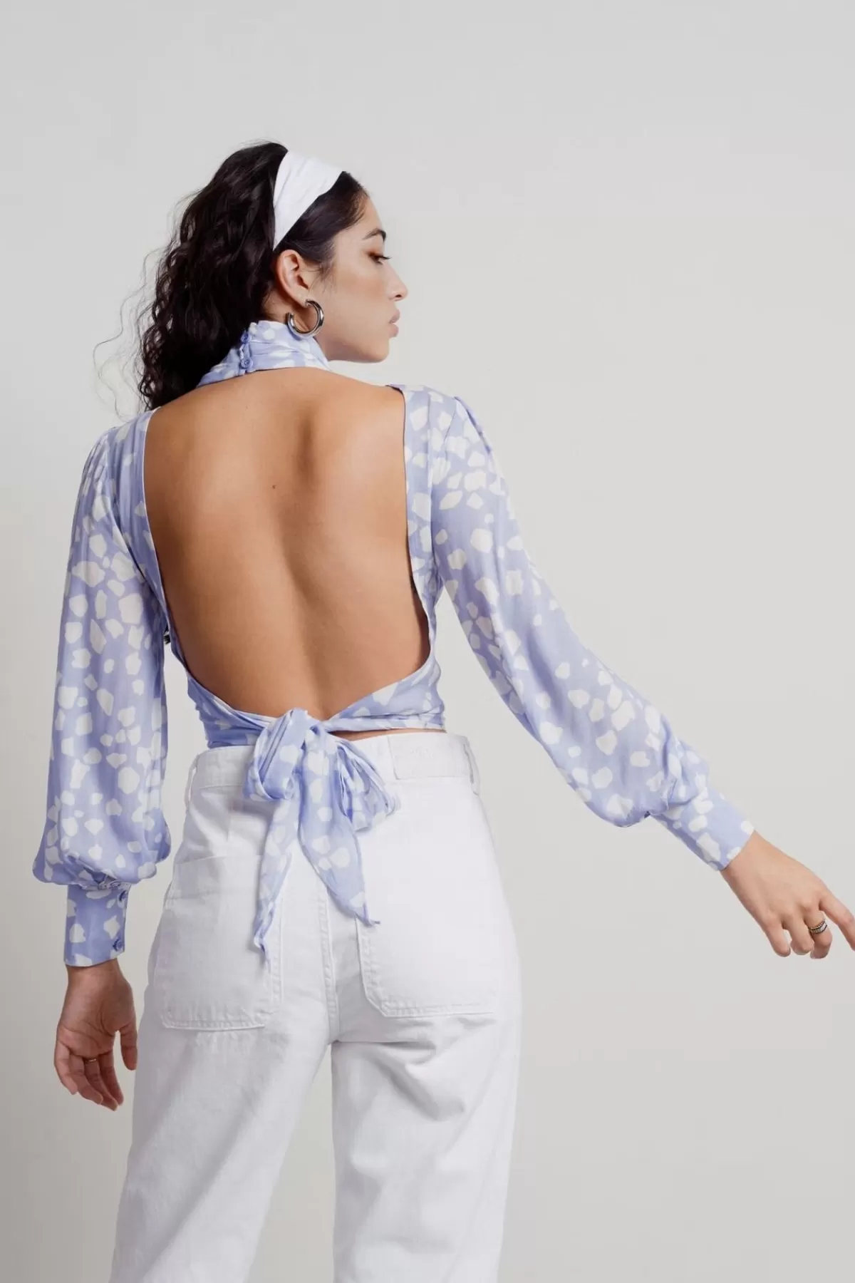 Tobi Crocus Backless Blouse - * Vacation Shop | Blouses & Shirts